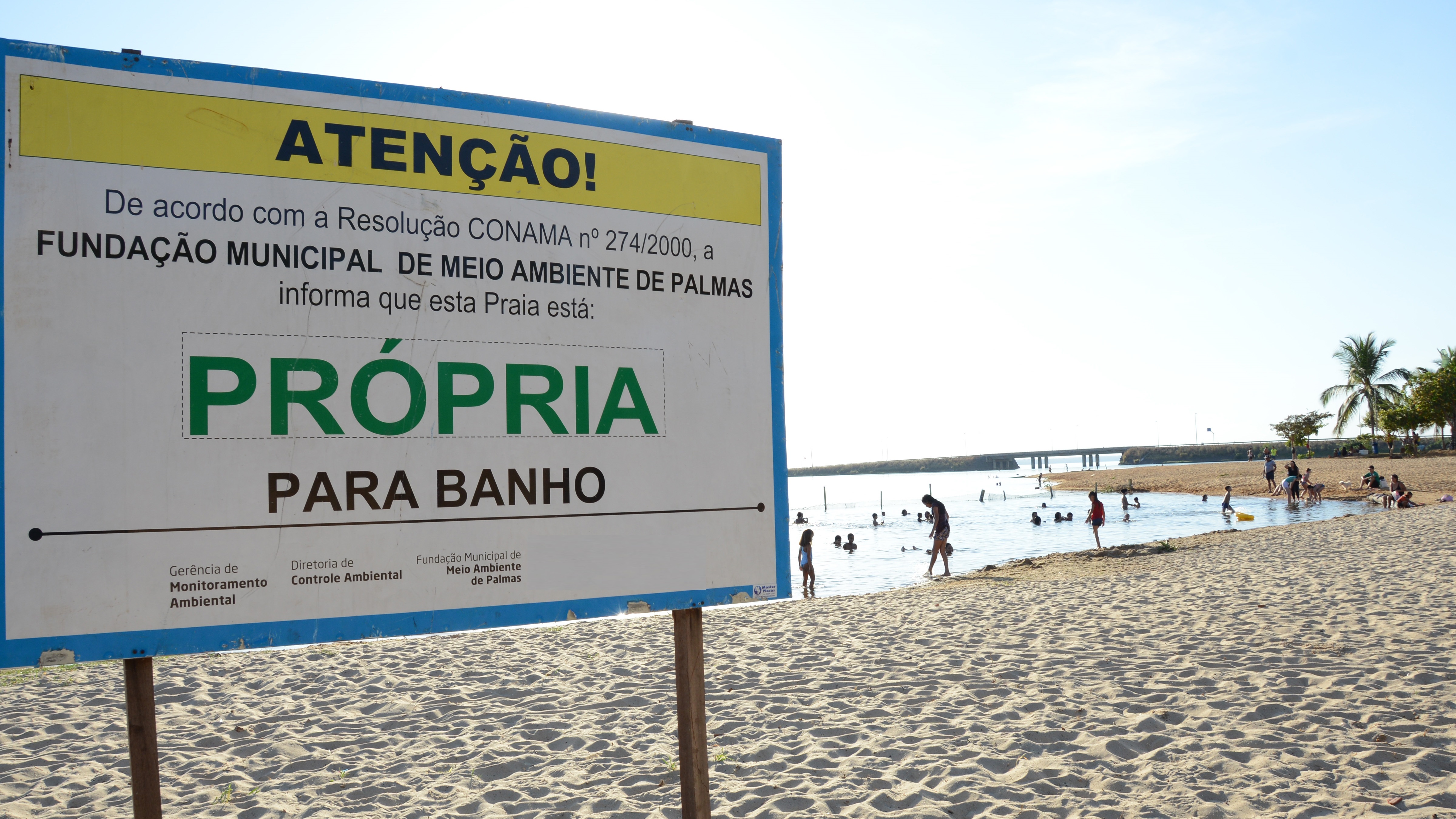 Análise de balneabilidade atesta qualidade das praias de Palmas