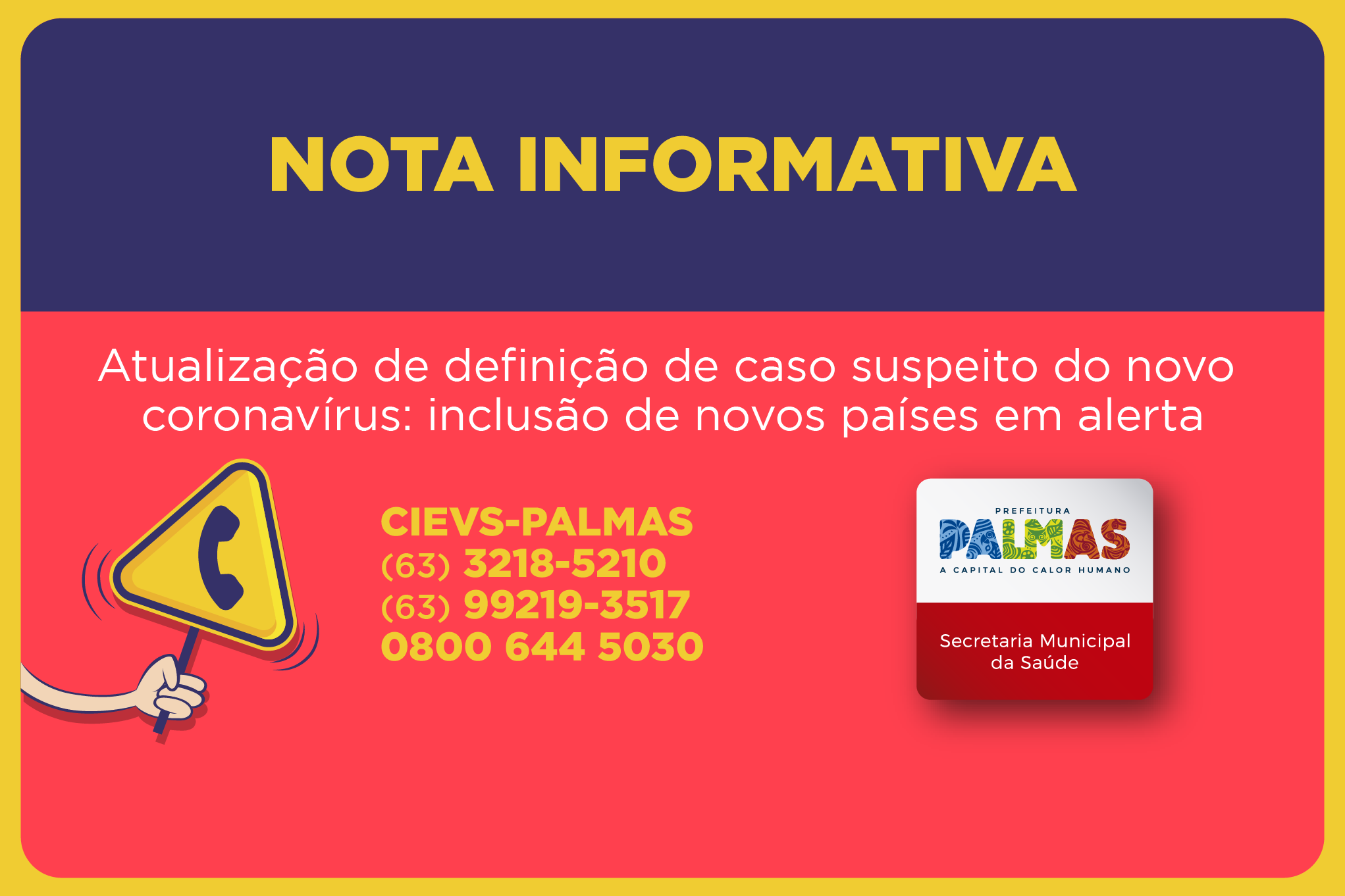 MS atualiza definição de casos suspeitos do novo coronavírus e inclui novos países em alerta