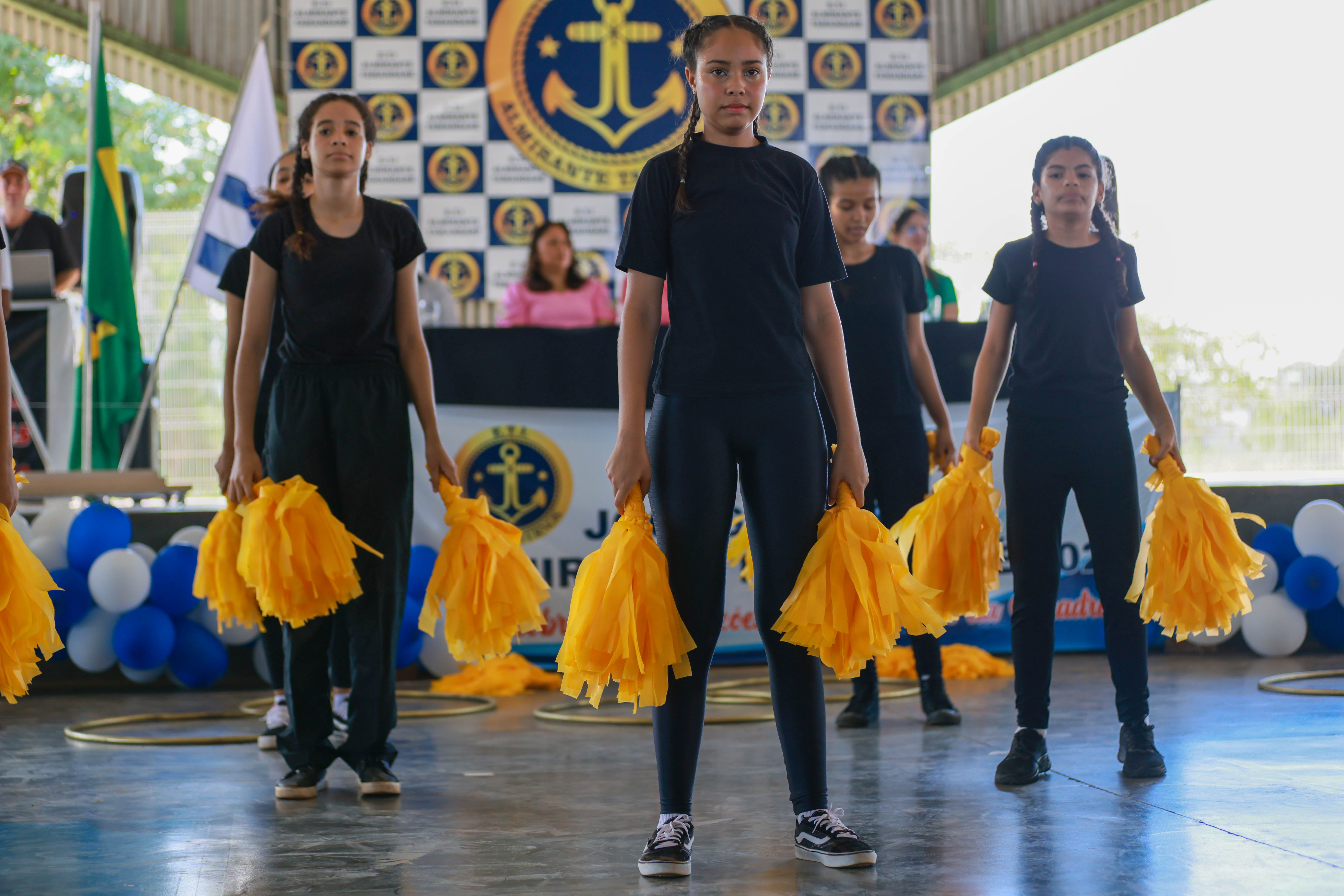 Abertura dos Jogos Internos Almirante Tamandaré 2025Data: 26/04/2025Local: Escola de Tempo Integral Almirante Tamandaré, Arse 132, Palmas - TOFoto: Júnior Suzuki