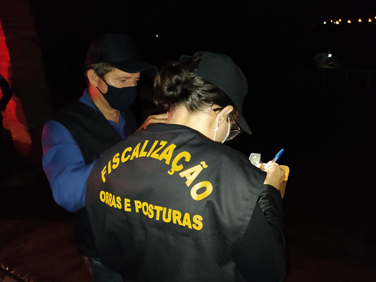 Fiscalização impede a realização de festa clandestina em uma chácara em Palmas