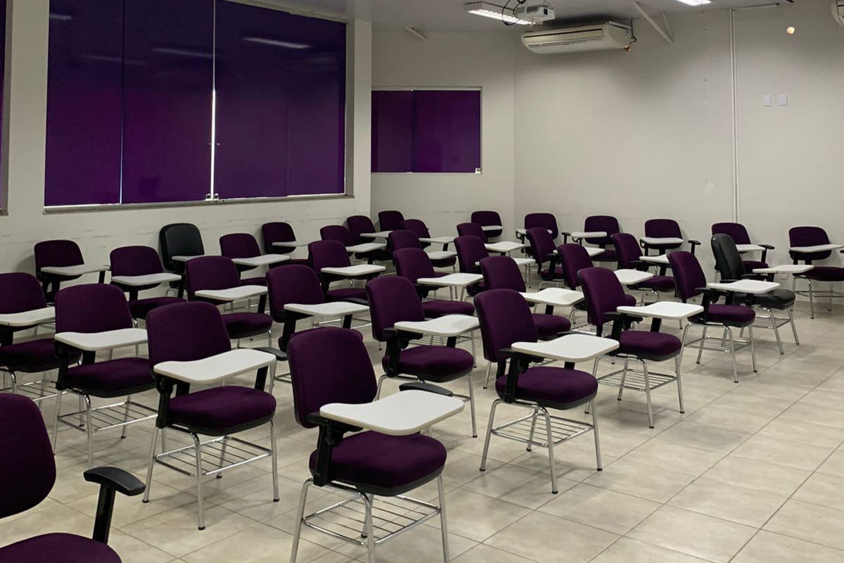 Salas de aulas têm capacidade para até 100 participantes - Foto: Divulgação