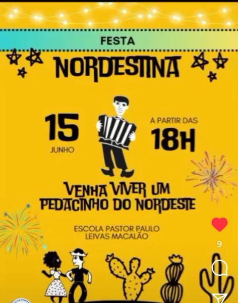 Escola Municipal Pr. Paulo Leivas Macalão destaca cultura e nordestina em evento neste sábado, 15
