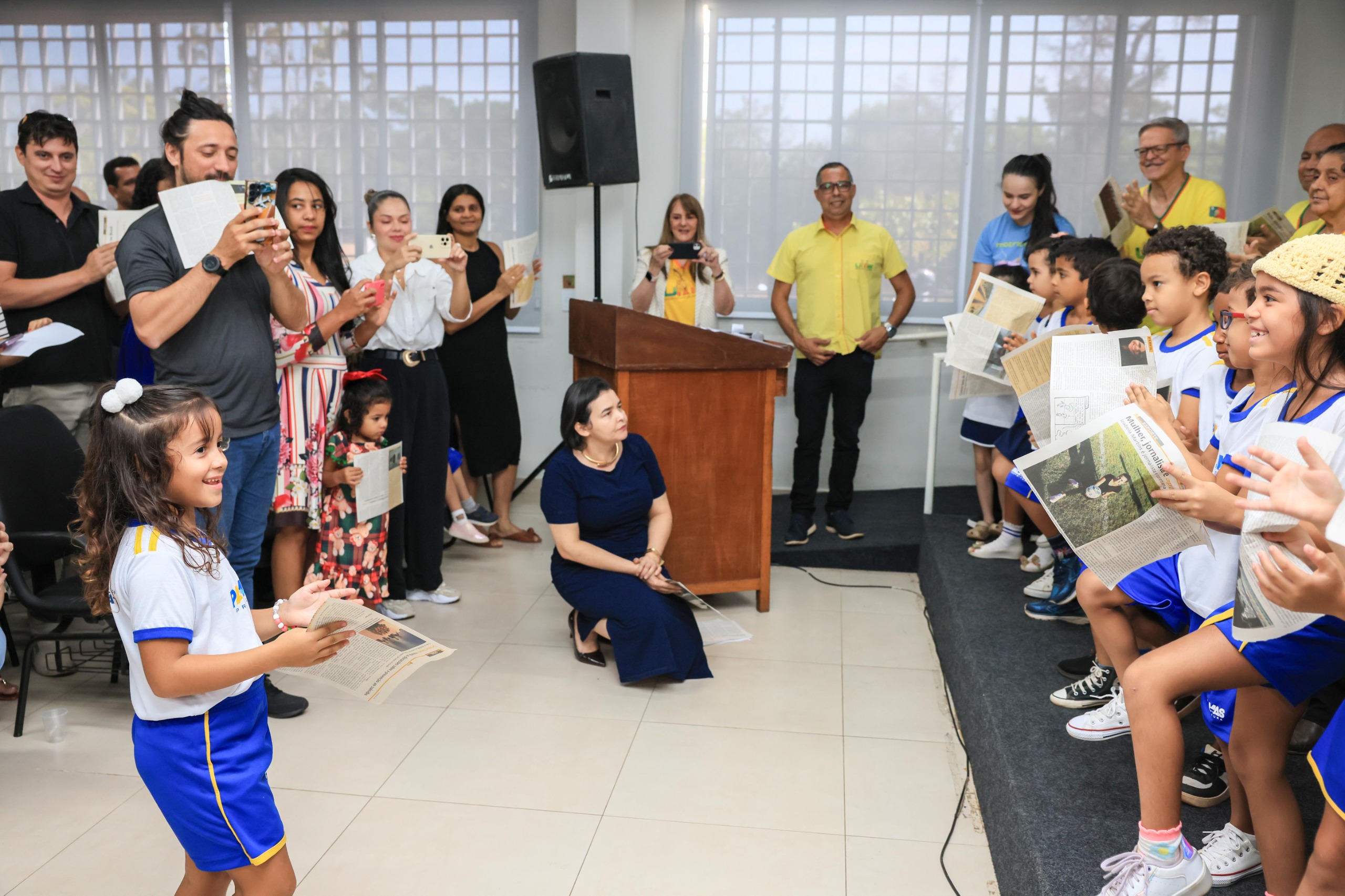 Antonela Costa foi escolhida como regente da orquestra -Foto: Francisco Barros