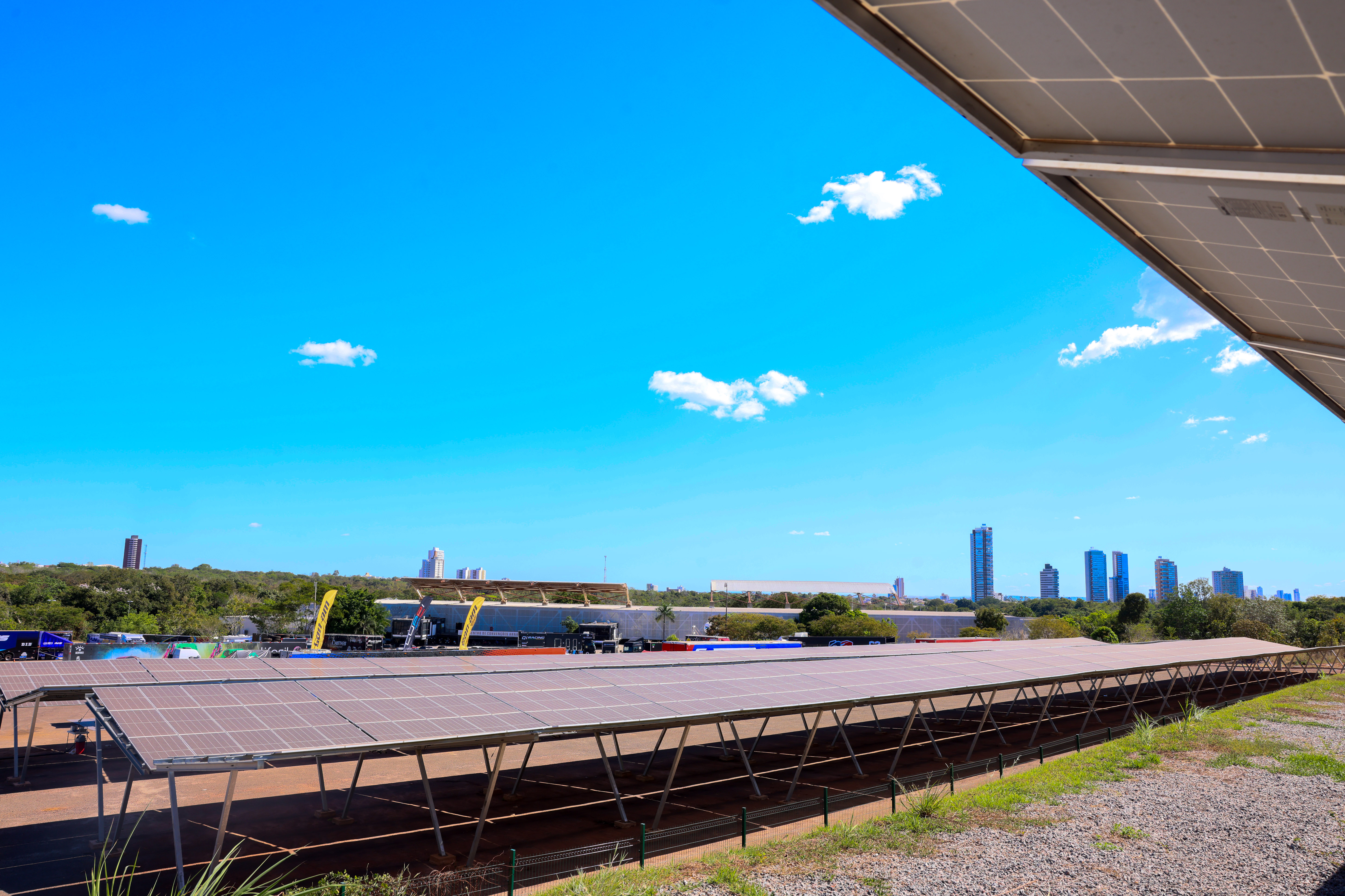 Data: 18/06/2025. Usina solar no Parque do PovoFoto: Regiane Rocha
