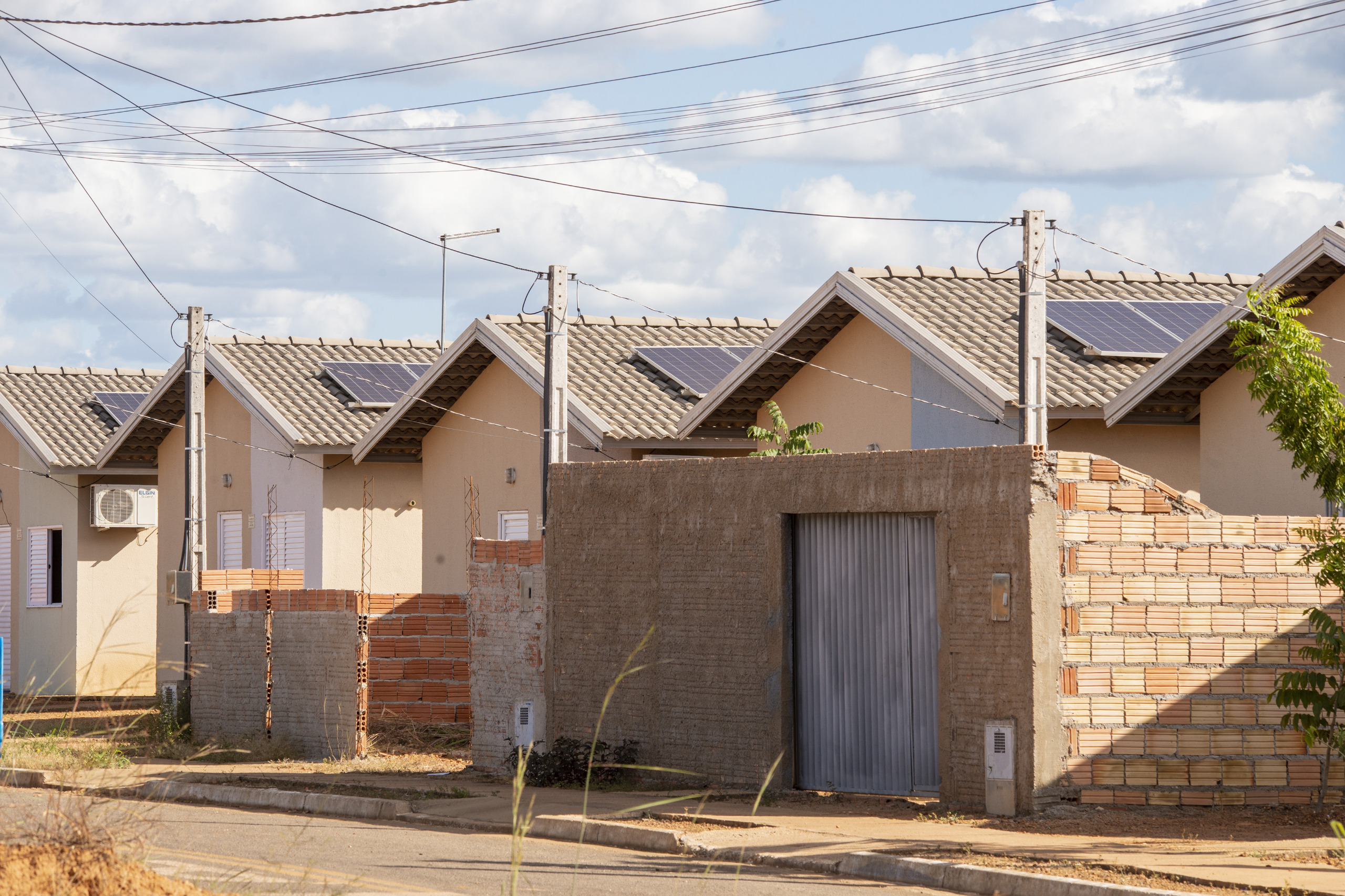 Moradias do empreendimento Jardim Vitória II, na região sul de Palmas -