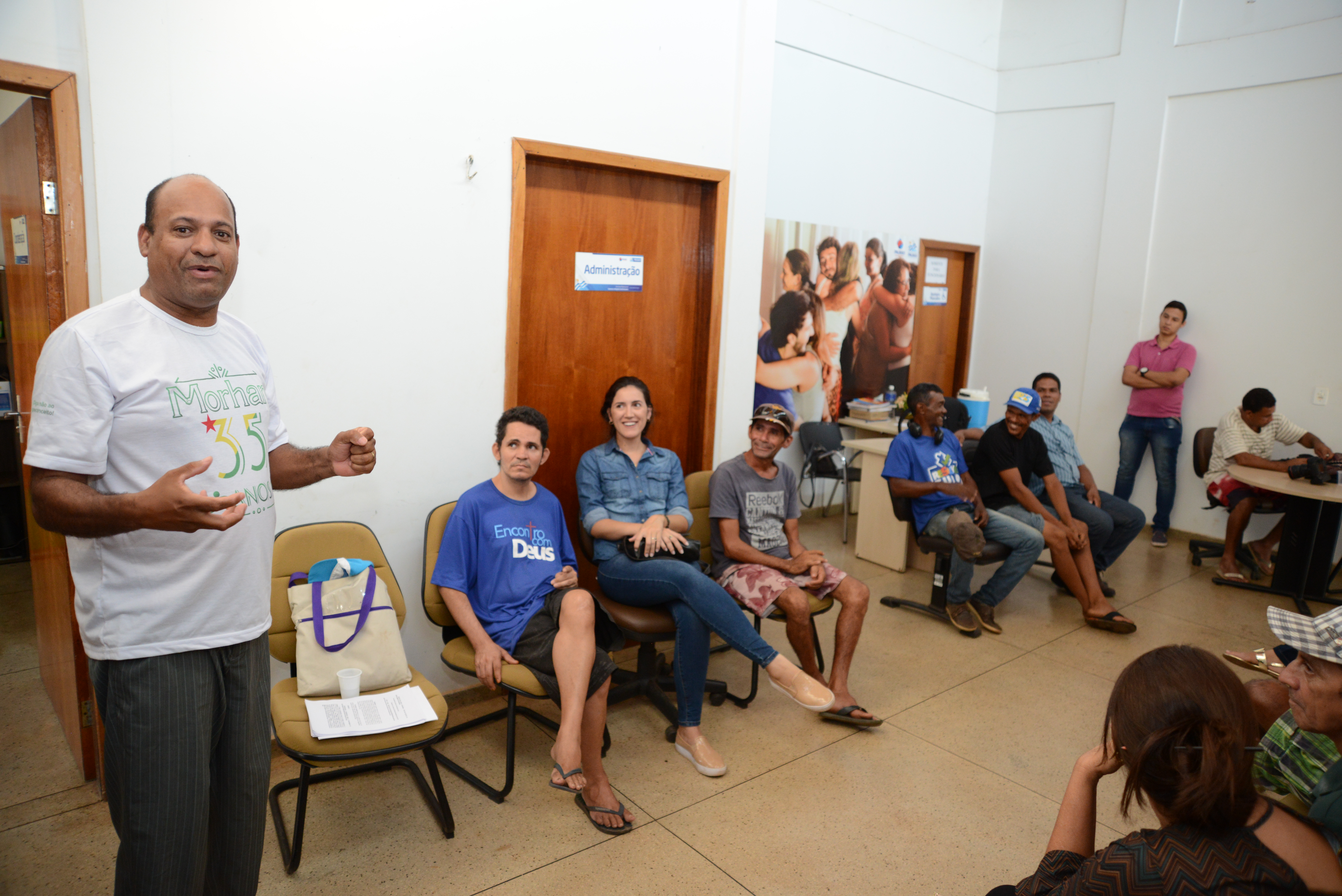 Roda de conversa com beneficiários do Palmas que te Acolhe aconteceu na quarta, 18