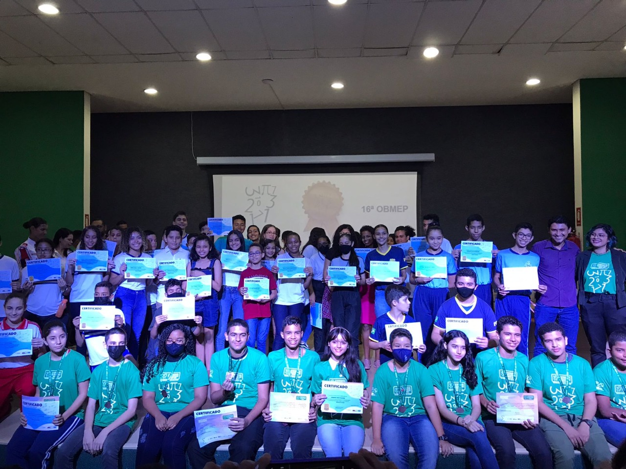 Educação de Palmas premia alunos destaques na 16ª Olimpíada Brasileira de Matemática