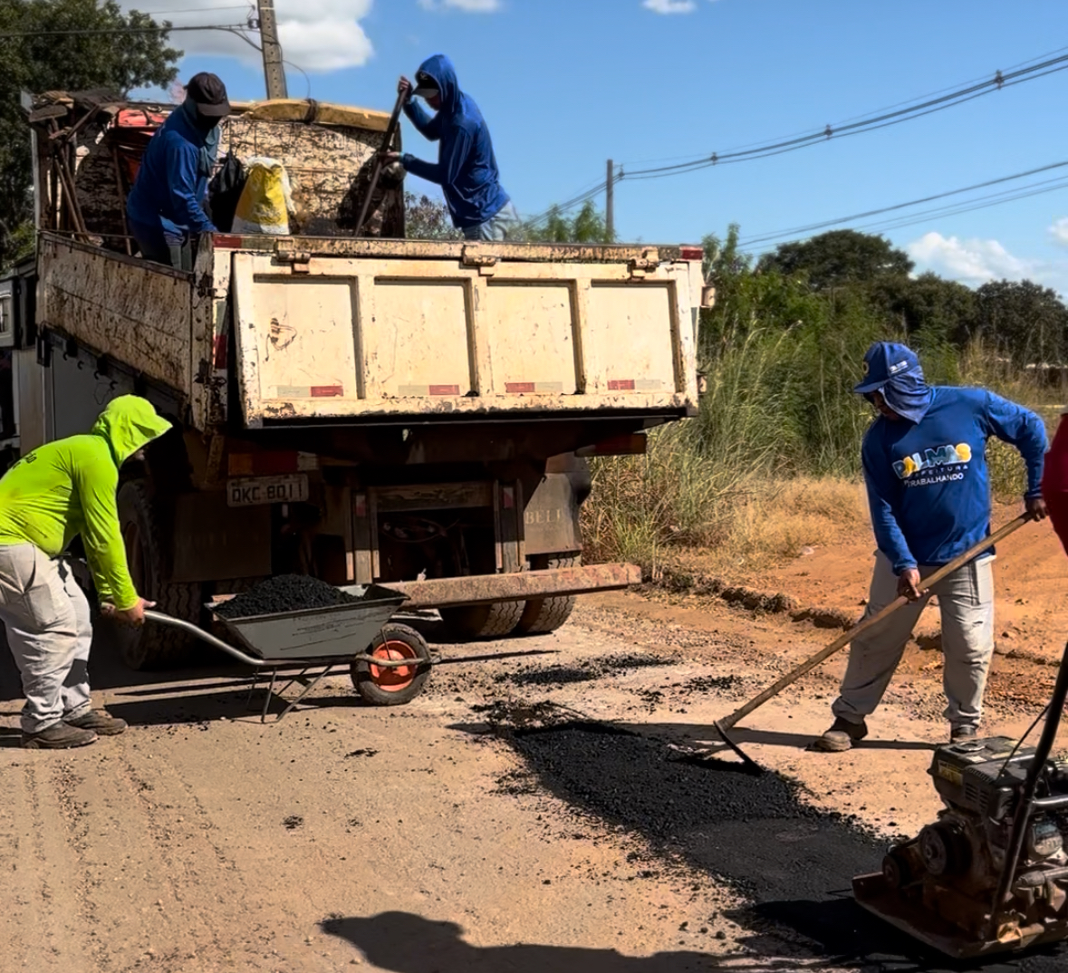 Força-tarefa com serviços de infraestrutura é intensificada em quadras da região norte de Palmas
