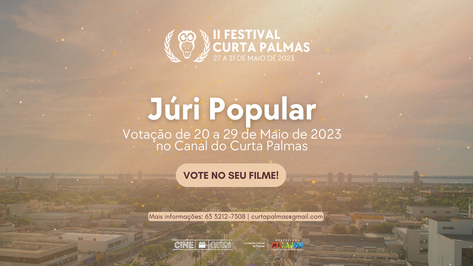 Votação aberta para o II Festival Curta Palmas