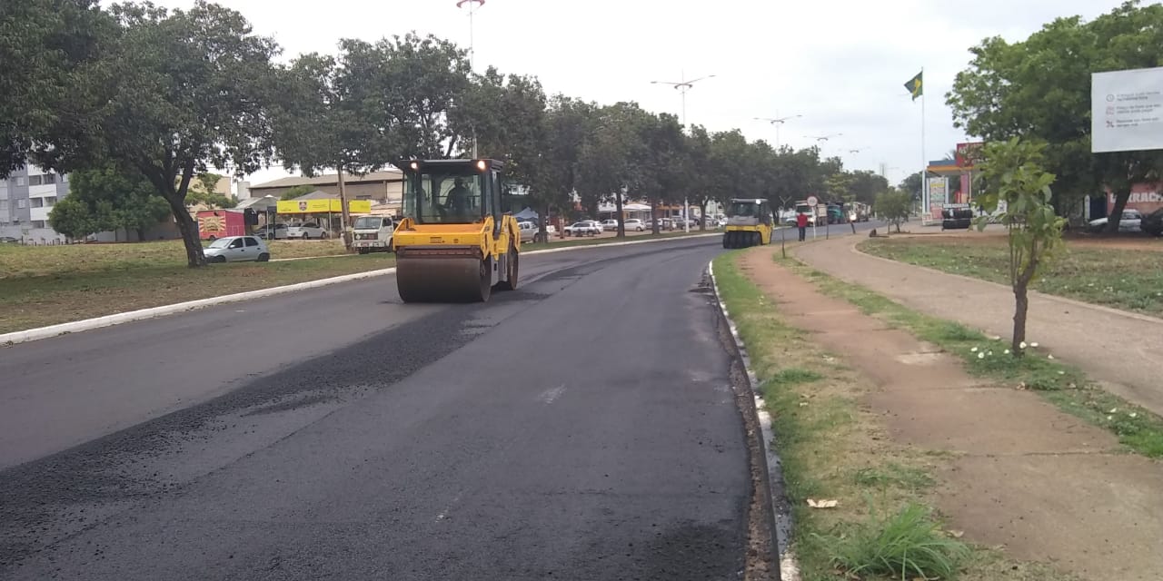 Trecho da Avenida NS-04 é interditado para obra viária