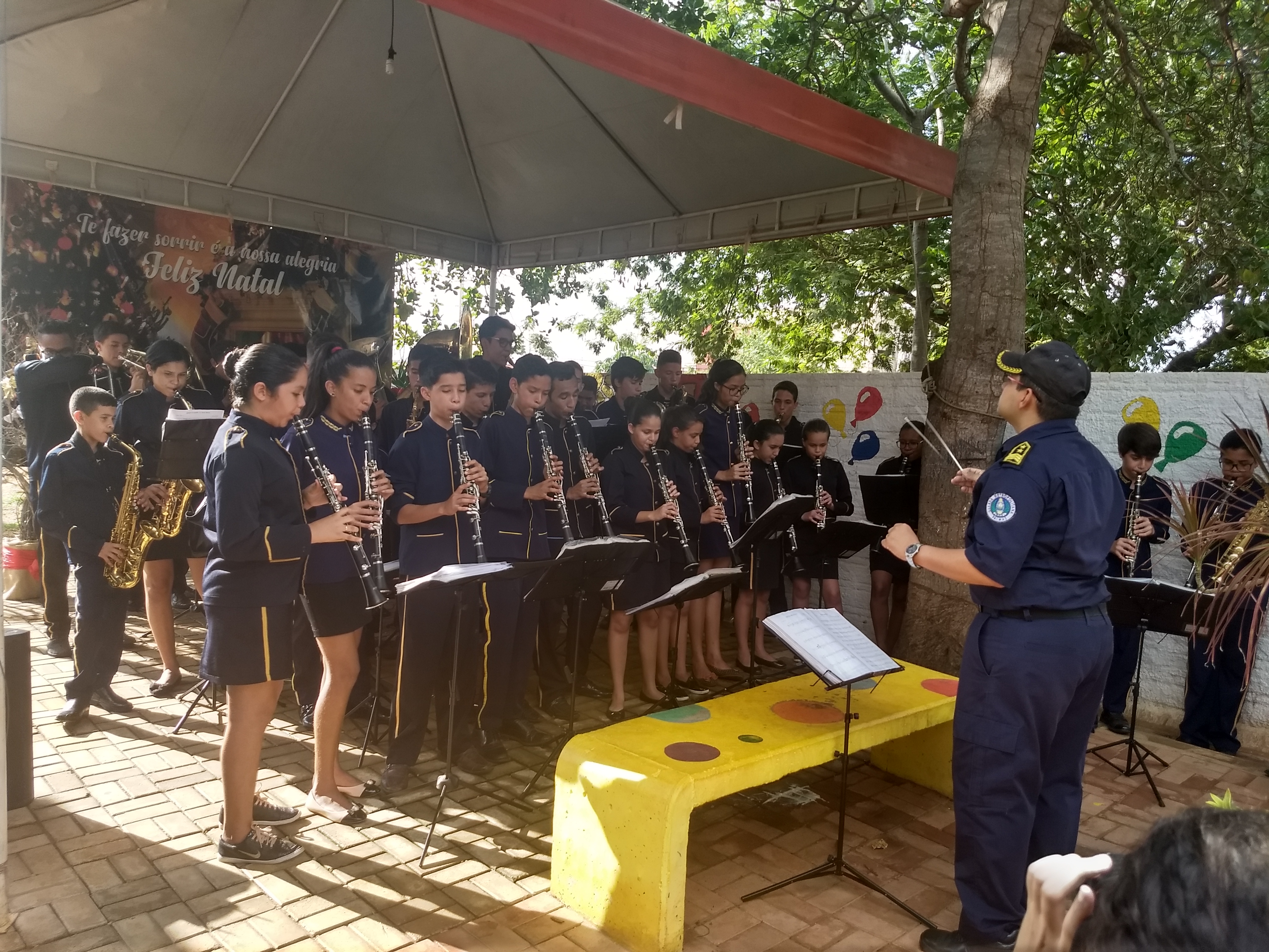 Orquestra Jovem da GMP leva música às crianças do Hospital Infantil de Palmas