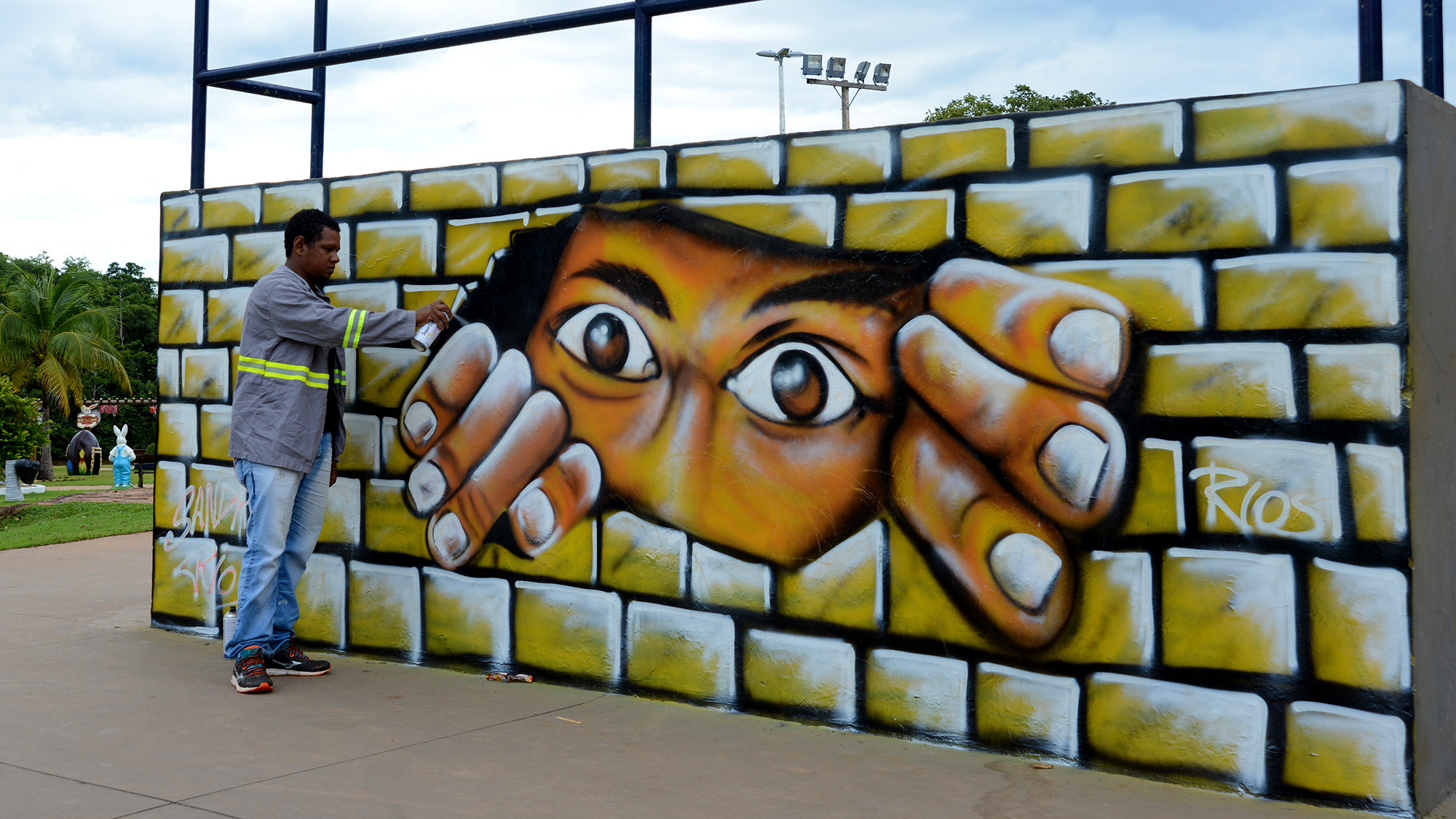 Servidor municipal representará Palmas em evento internacional de grafite