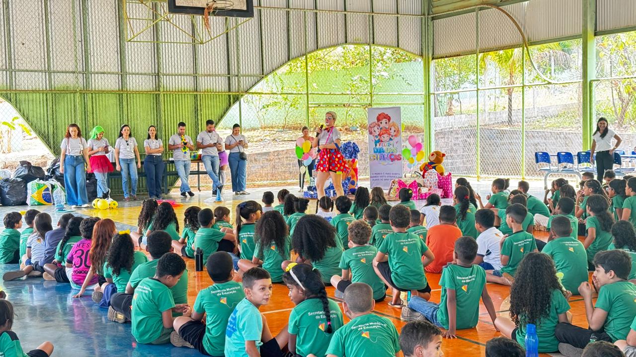 Em Palmas, Escola de Tempo Integral Aprígio Thomaz de Matos e parceiros fazem a alegria das crianças em manhã de brincadeiras
