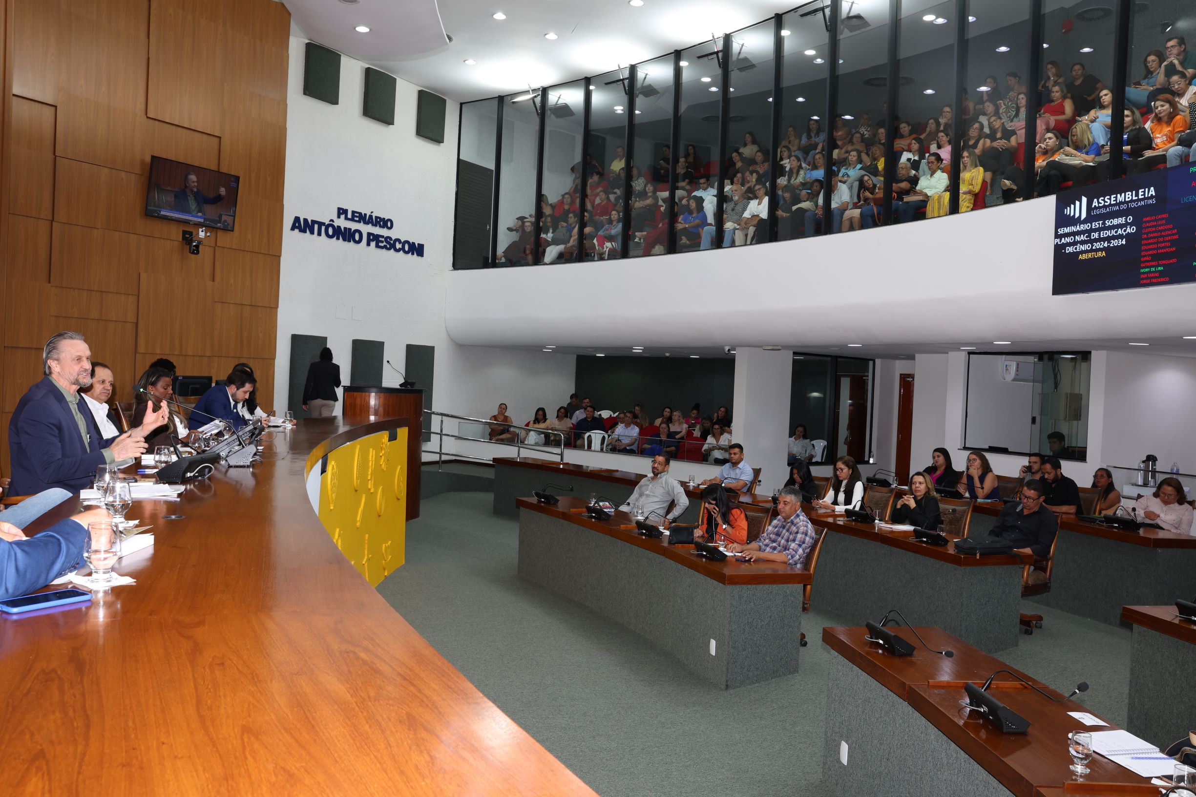 Secretária Anice Moura representou o prefeito Eduardo Siqueira Campos no seminário que debateu Novo PNE 