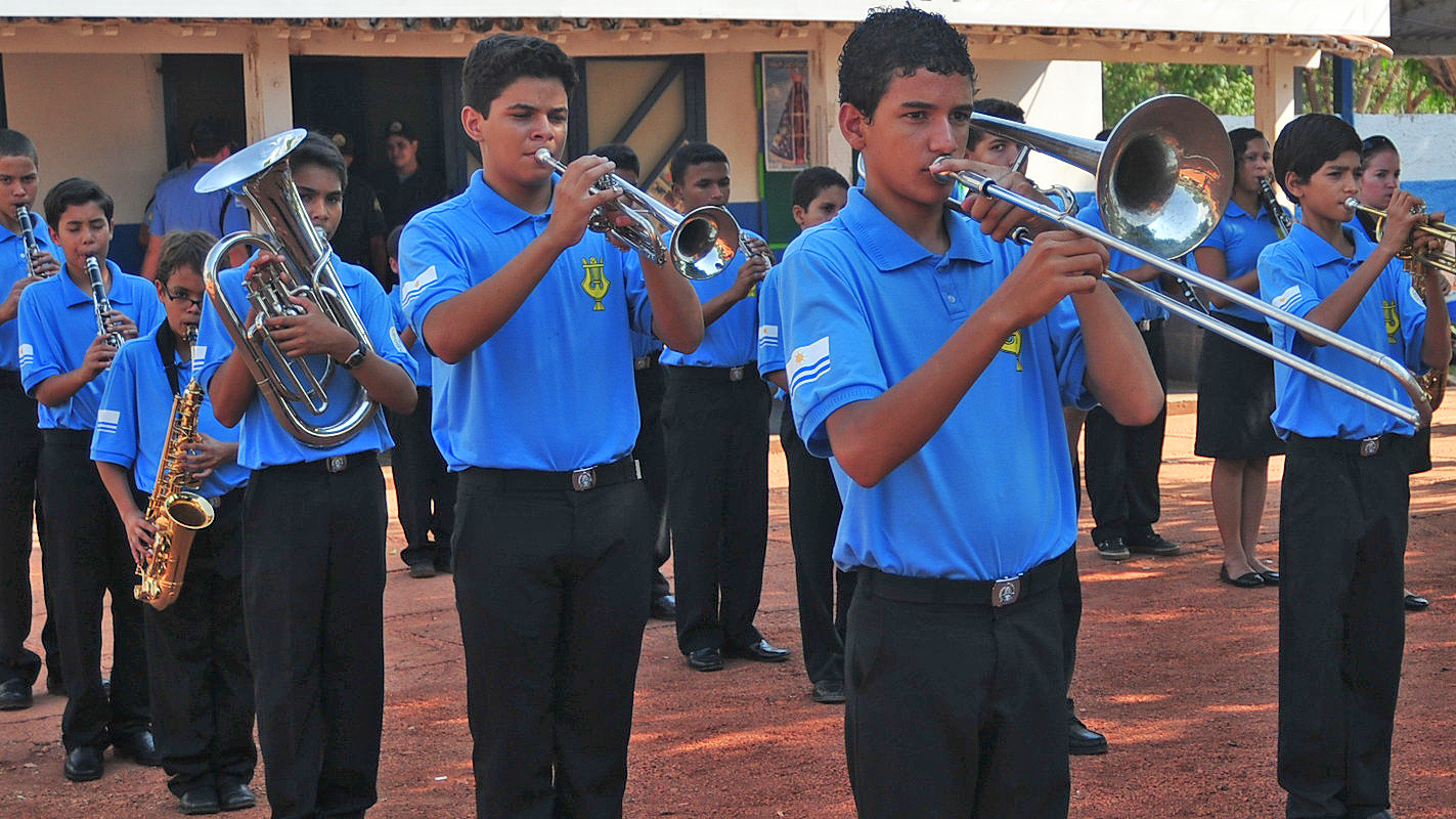 Banda Mirim da GMP participa de desfile em comemoração ao Dia da Independência