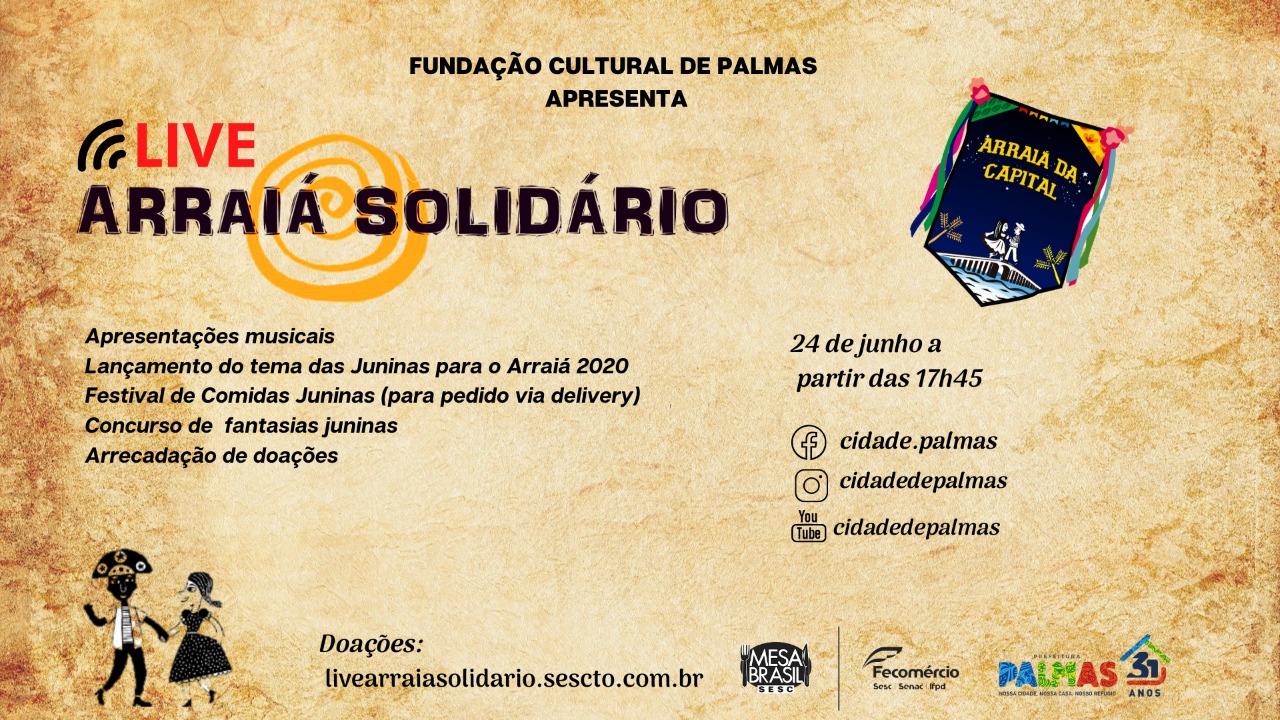 Doações para o Arraiá Solidário serão realizadas por meio do Programa Mesa Brasil