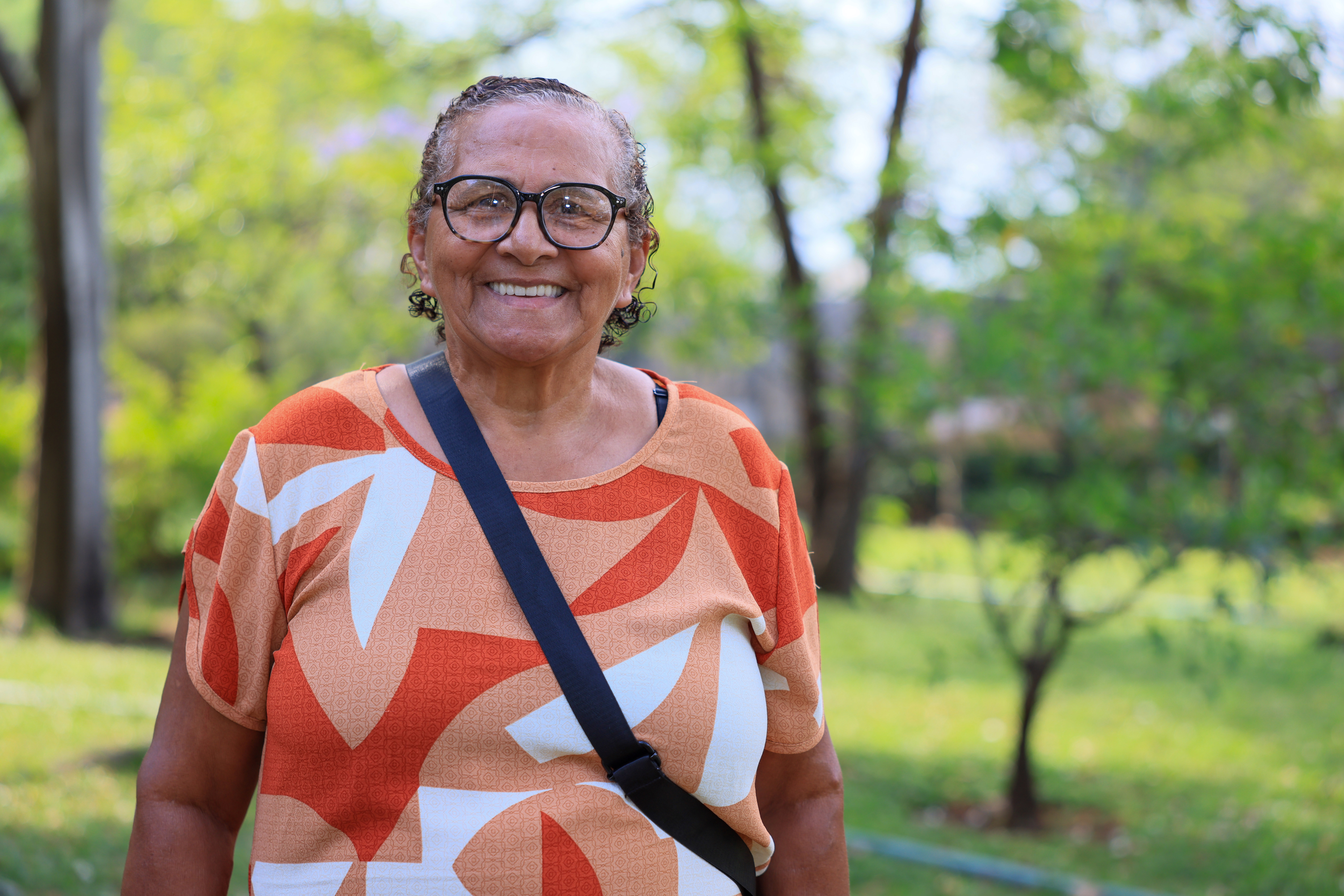 Lúcia de Fátima participou da programação do Dia da Árvore no Viveiro Central