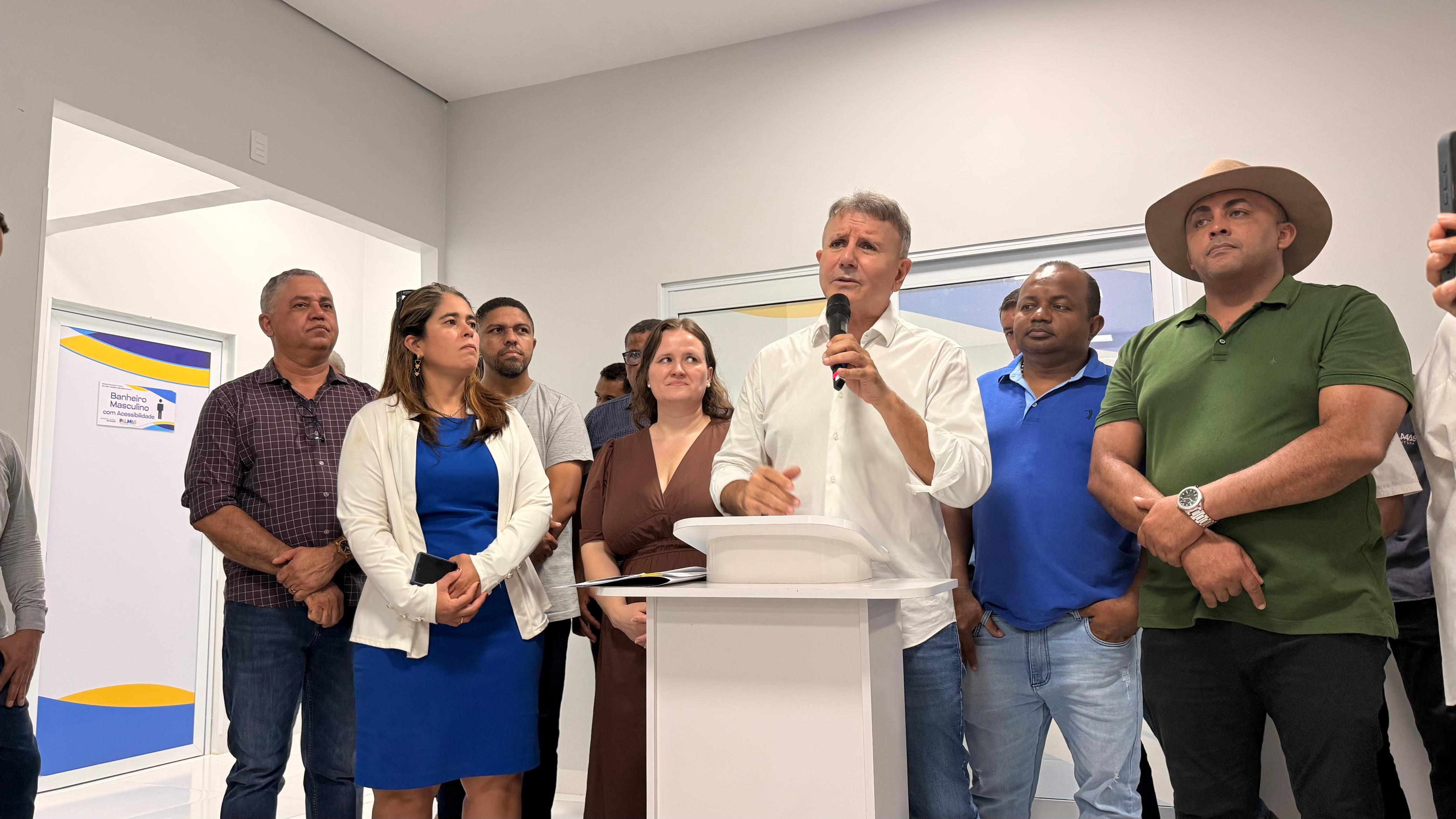 Entrega de prédio reformado na zona rural é a terceira inauguração de unidade de saúde melhorada em apenas sete dias