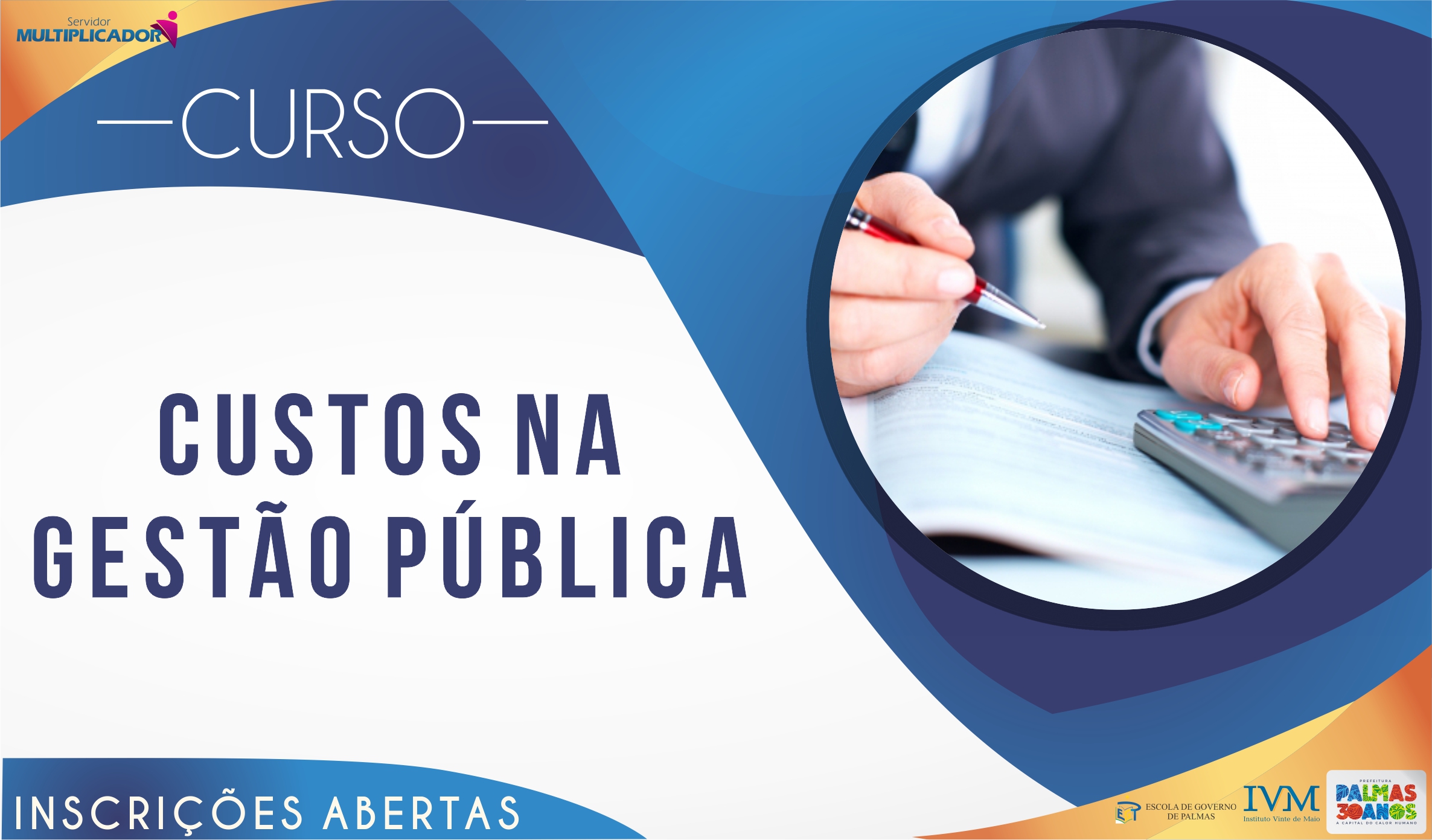 Abertas inscrições para qualificação sobre 'Custos na Gestão Pública'
