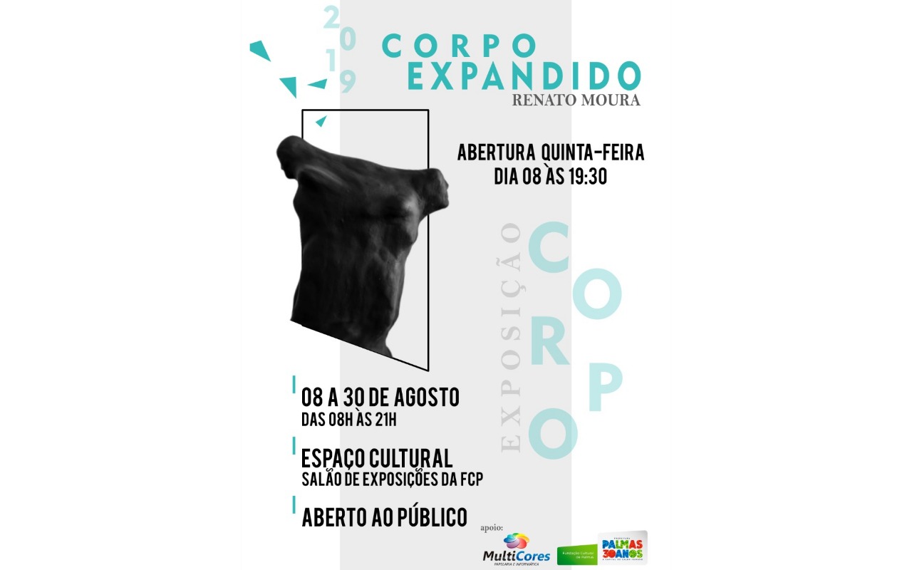 Salão da Fundação Cultural de Palmas recebe a Exposição Corpo Expandido de Renato Moura