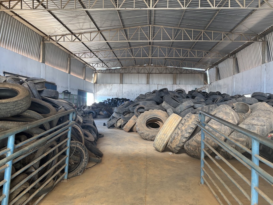 O Ecoponto recebe pneus de borracharias, empresas de transporte, órgãos públicos e da população em geral, apenas de Palmas.