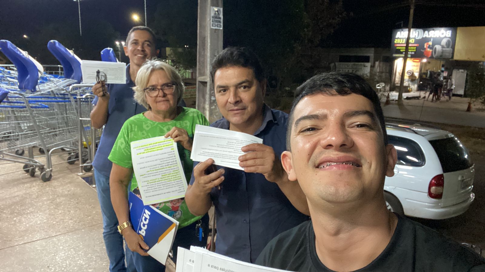 Escolas da rede municipal de Palmas realizam mobilização da comunidade vizinha para aumentar a adesão à EJA