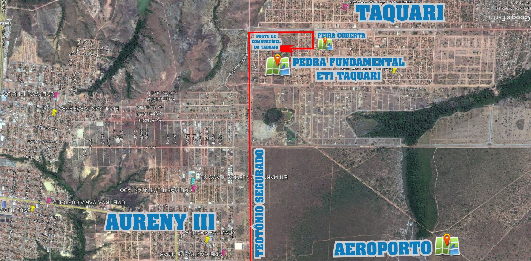 Prefeitura lança Pedra Fundamental da Escola de Tempo Integral do Setor Taquari