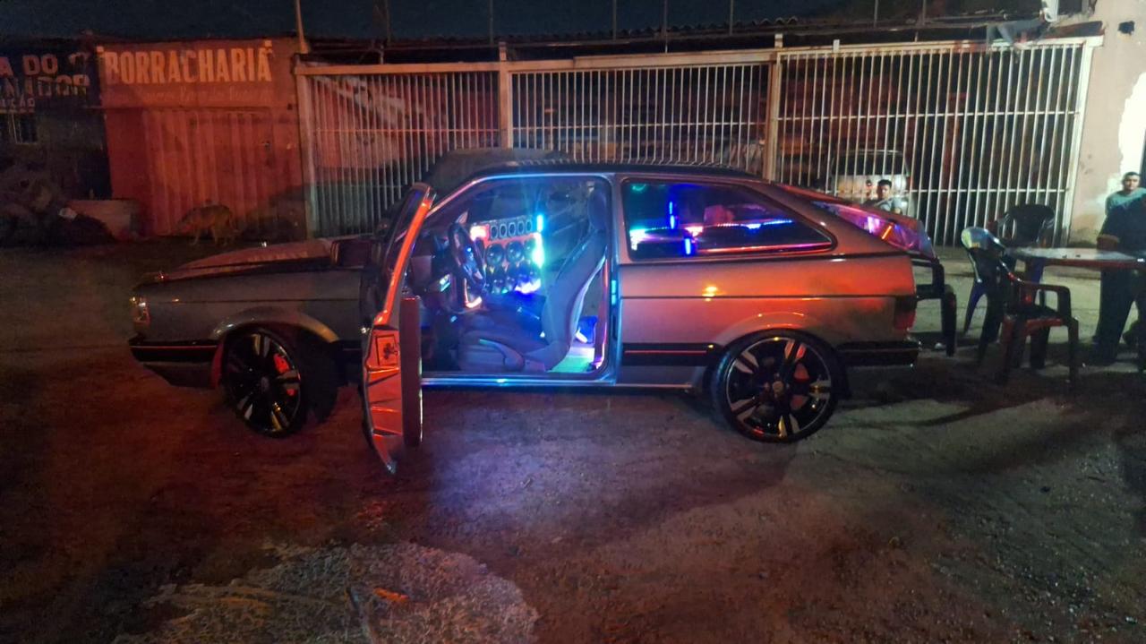 Fiscalização  combateu a perturbação do sossego público, a exemplo do som automotivo