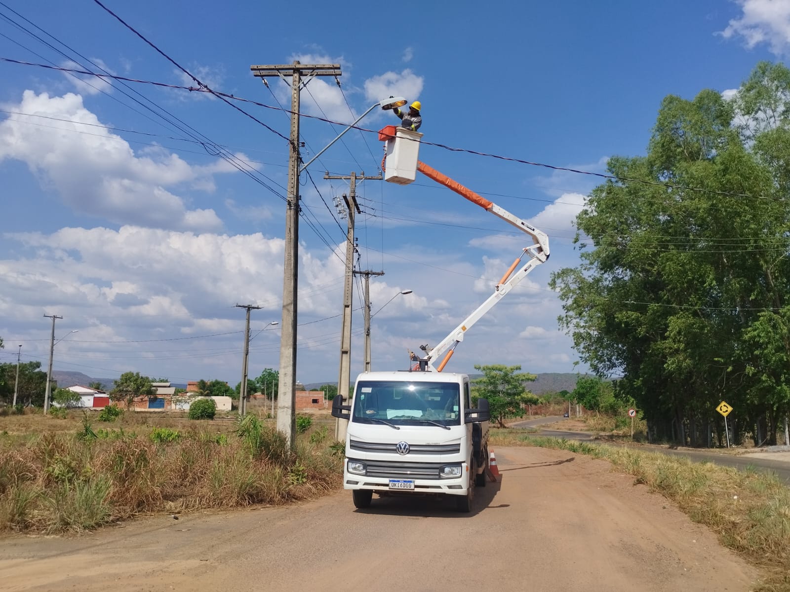 Serviços executados no Jardim Laila, região sul de Palmas