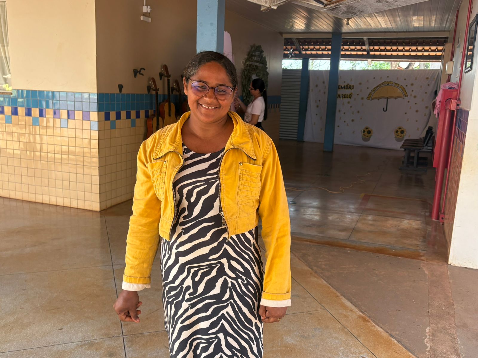 A lavradora Larice Pereira Rodrigues, moradora do assentamento Entre Rios, é uma das beneficiárias do Programa Bolsa Família