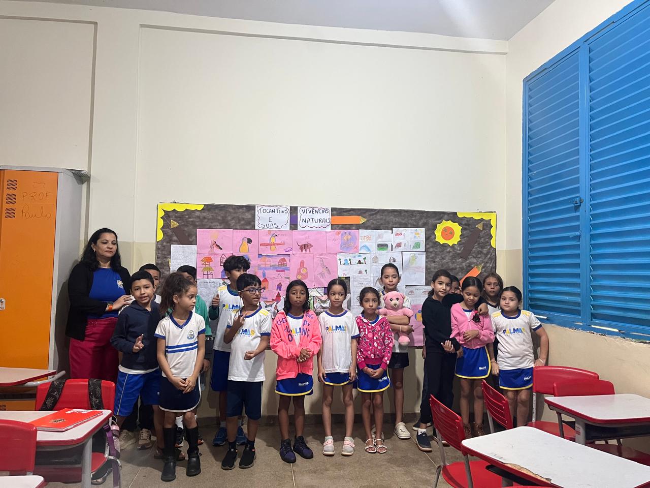 Para representar os 1º e 2º anos, os professores produziram várias atividades no decorrer do período letivo deste ano