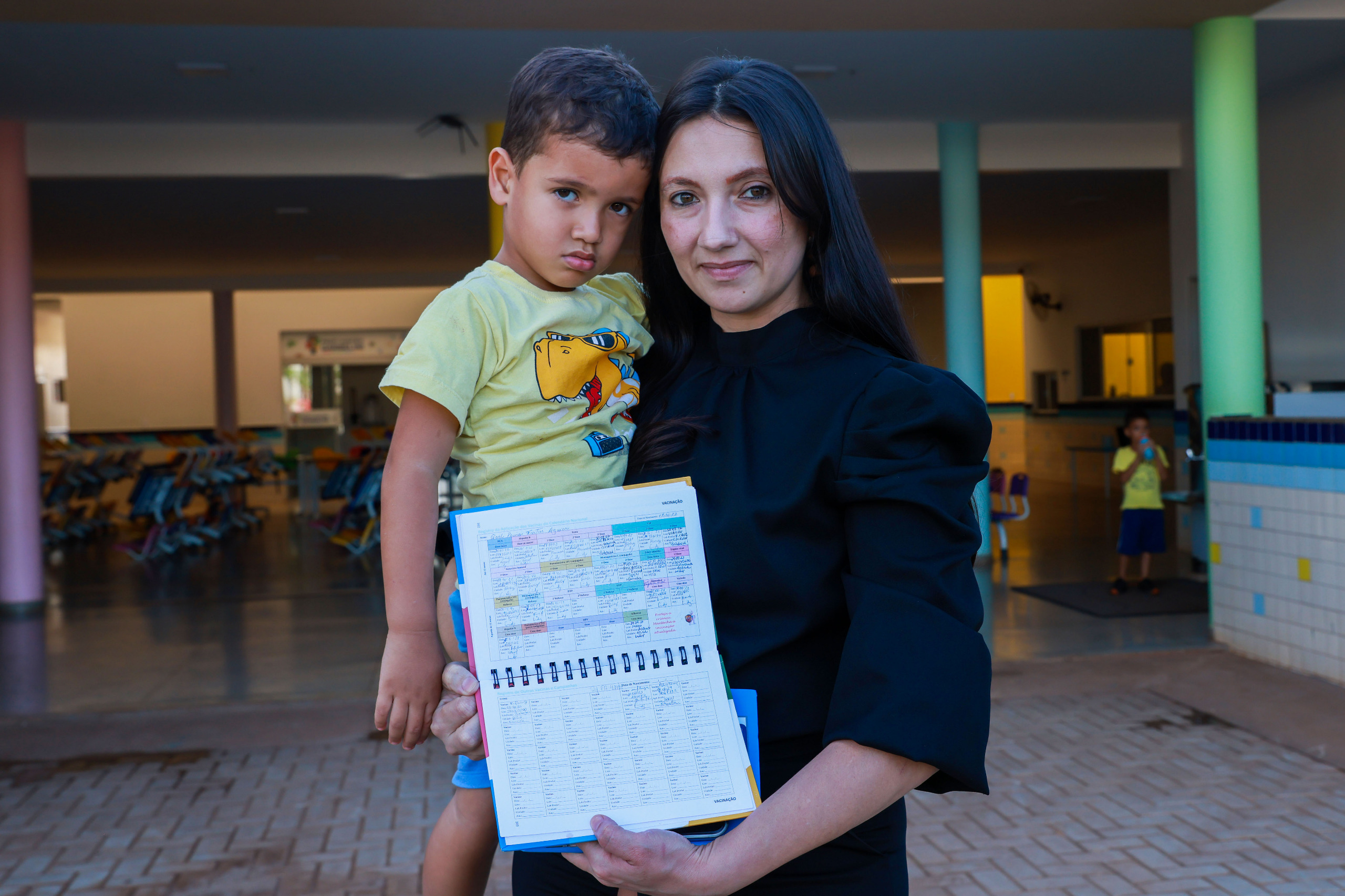 Cmei Juscéia Garbelini em Palmas recebe reforço nas ações de vacinação para crianças de até seis anos