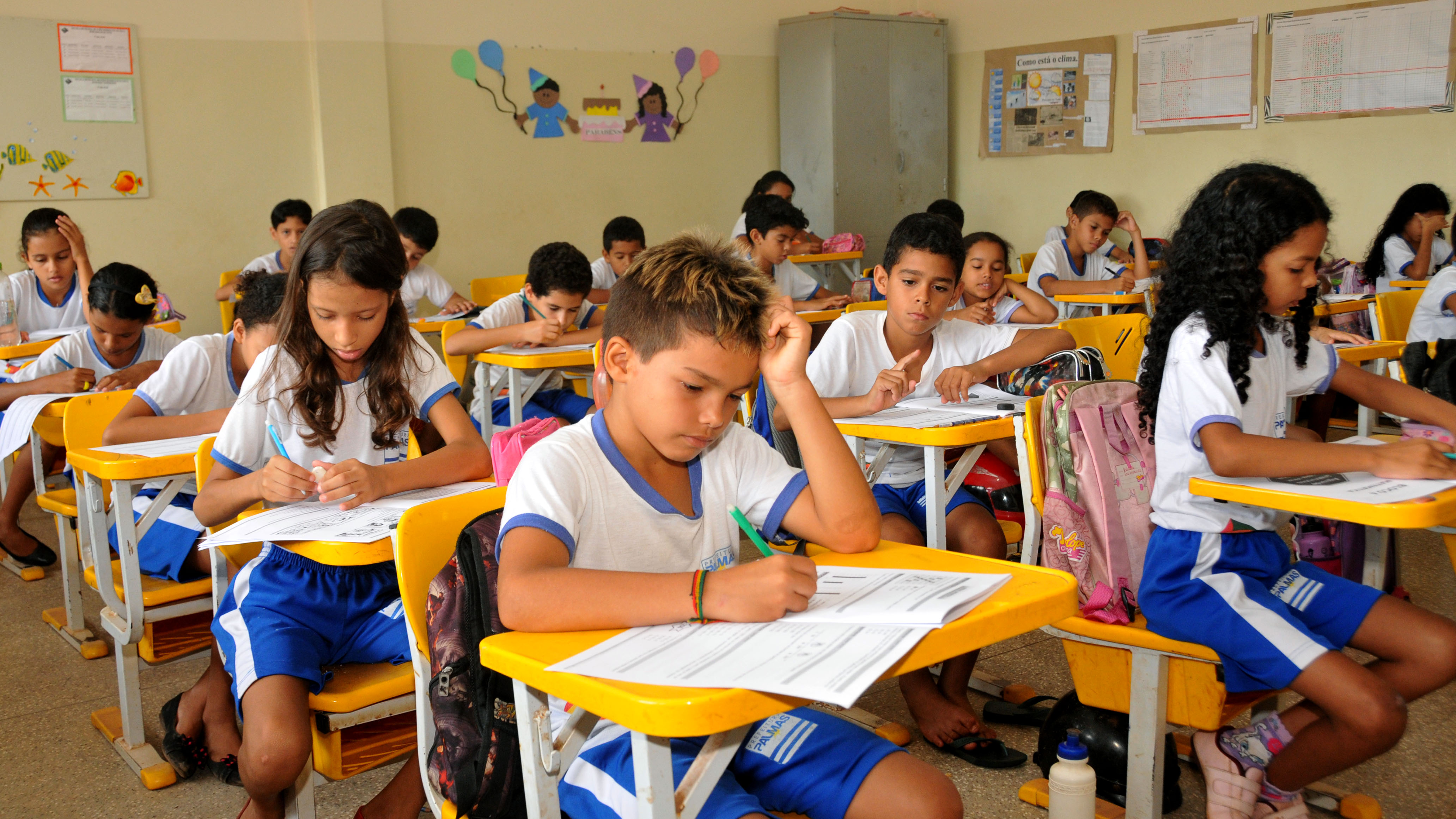 Provas do Saep começam a ser aplicadas a alunos da rede pública municipal