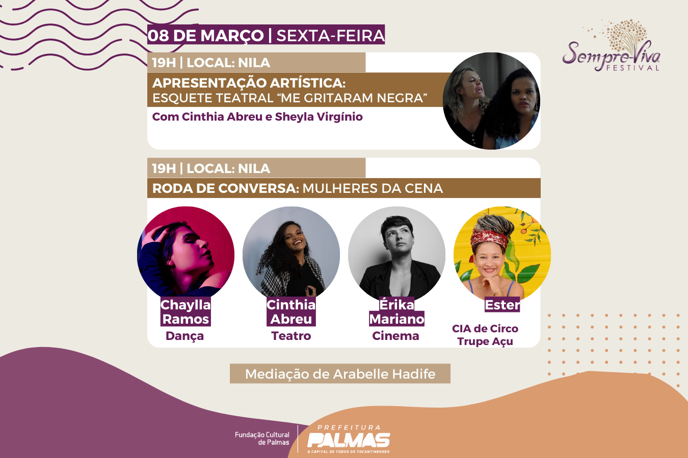 Sempre Viva Festival: evento com mulheres artistas como protagonistas continua até sábado, 9