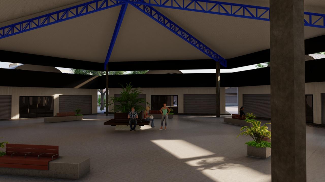 Cobertura do local foi solicitada por comerciantes - Imagem: Sedeem