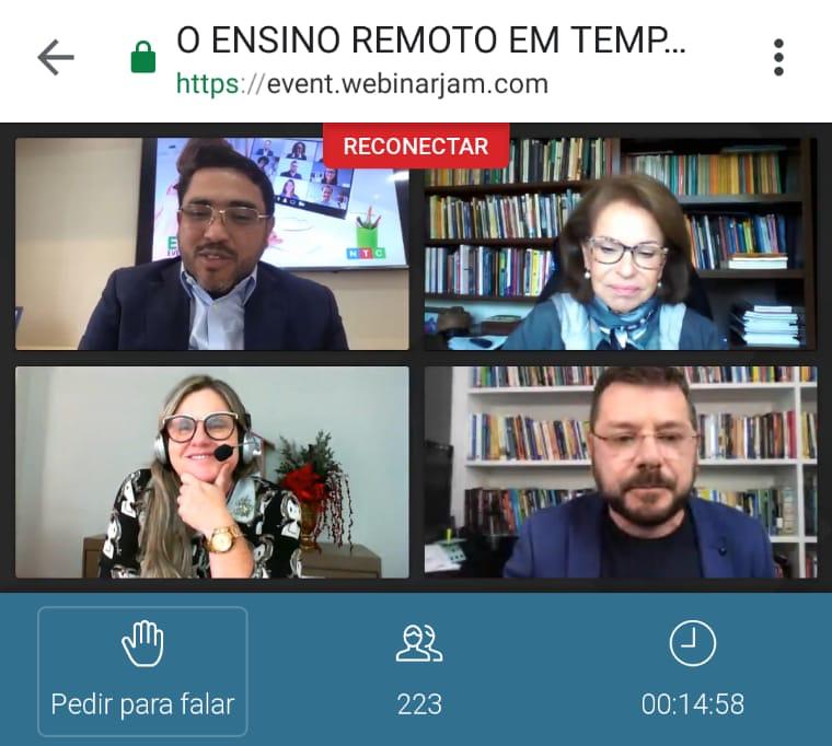 Profissionais da Rede Municipal da Educação de Palmas participam de capacitação online