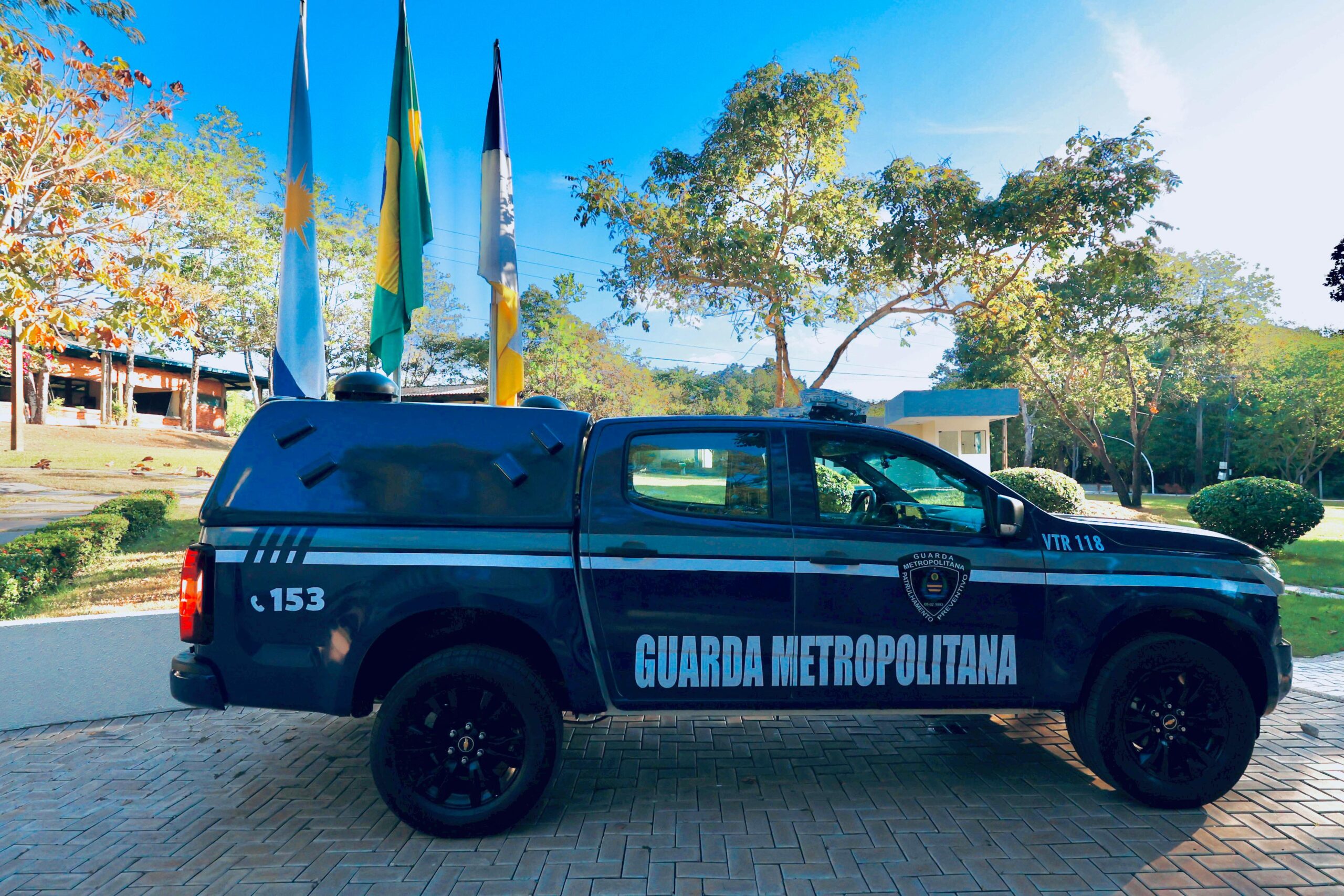 Guarda Metropolitana de Palmas apresenta modelo das novas viaturas