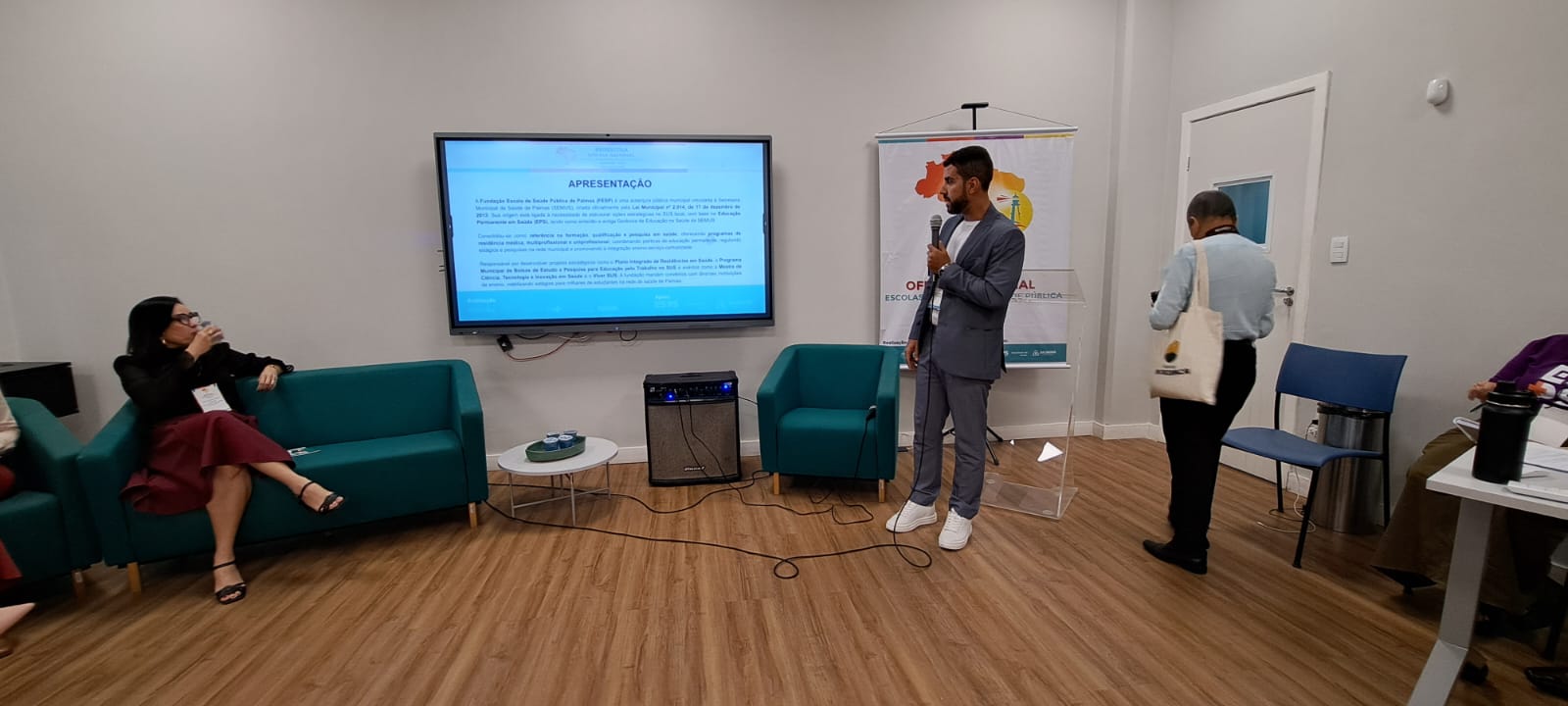 Presidente destacou a importância da troca de experiências com outras escolas do Brasil para contribuir, ampliar e qualificar ainda mais o trabalho da Fesp 