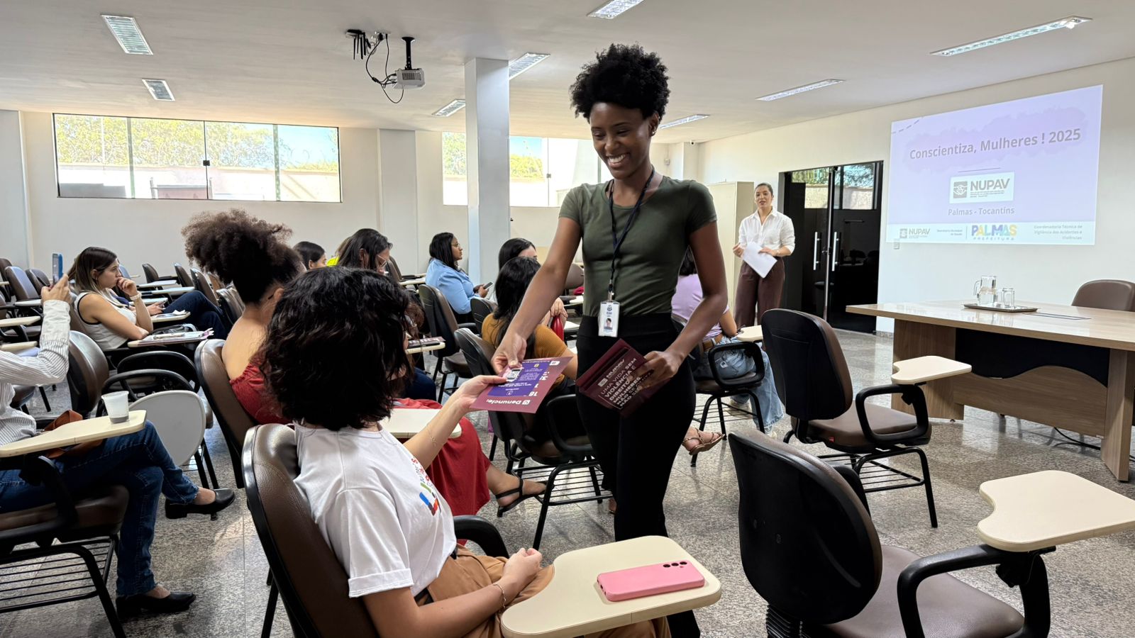 Prefeitura Palmas realiza evento “Conscientiza, mulheres!” com palestras e divulgação de novo formato do Nupav