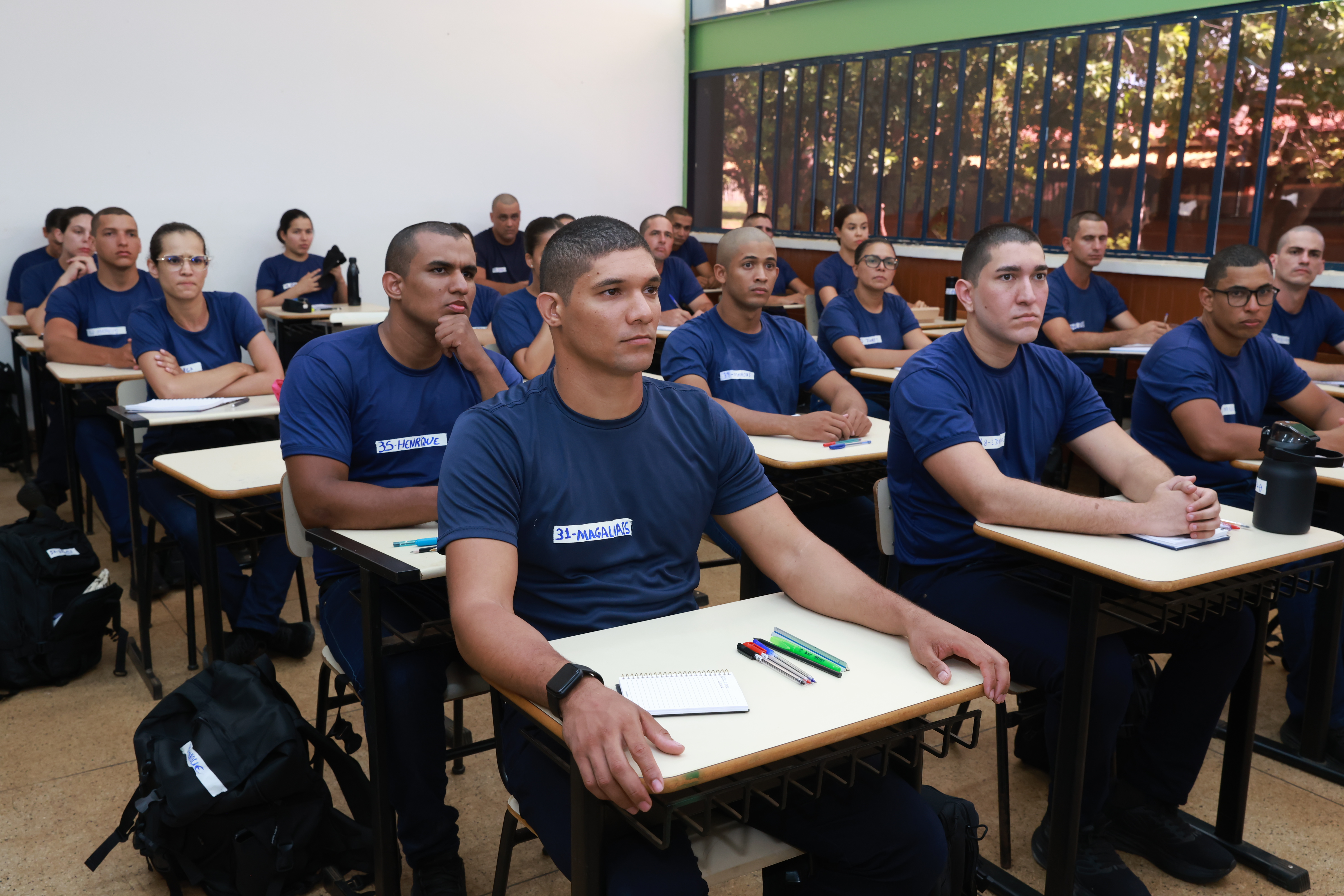 Segunda-feira,7,inicia a Fase de Armamento e Tiro no Curso de Formação dos 98  alunos aprovados no concurso da Guarda Metropolitana de Palmas no auditório do Instituto 20 de Maio (IVM)