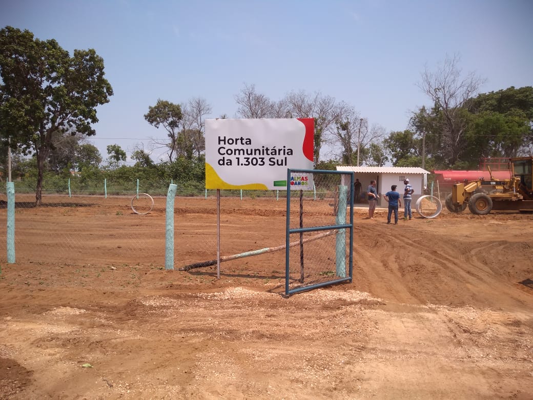 Horta Comunitária da Arso 131 está em fase de conclusão