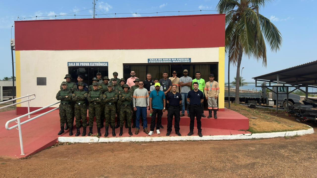 Em Palmas, guardas metropolitanos ambientais iniciam capacitação em operação de embarcações públicas