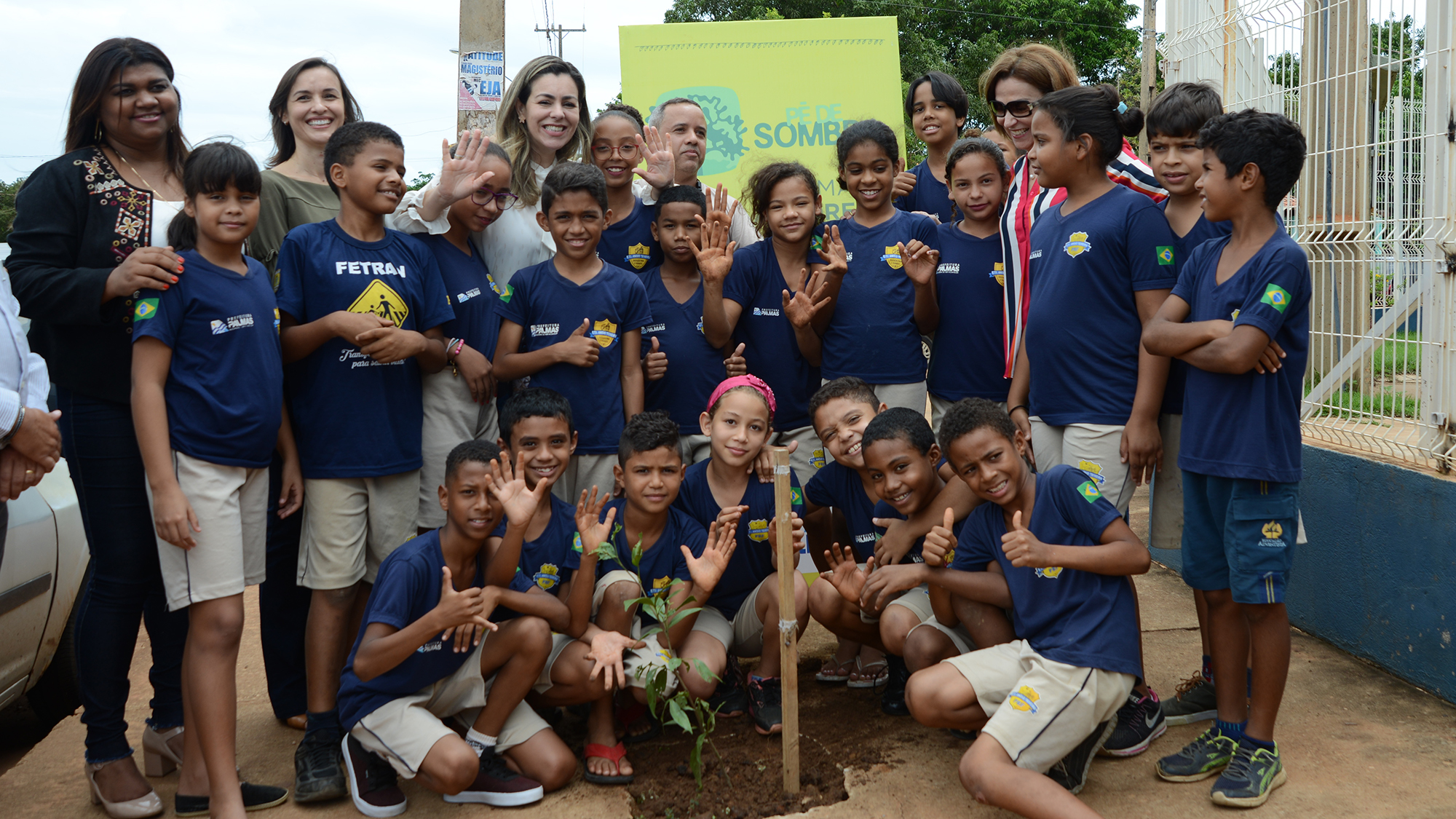 Unidades educacionais da região Sul da Capital são contempladas pelo projeto Pé de Sombra