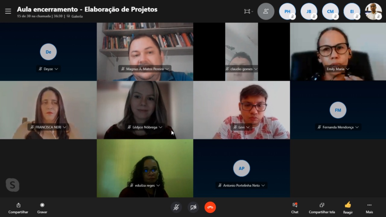 IVM/EGP encerra curso online de ‘Elaboração de Projetos’ com videoconferência