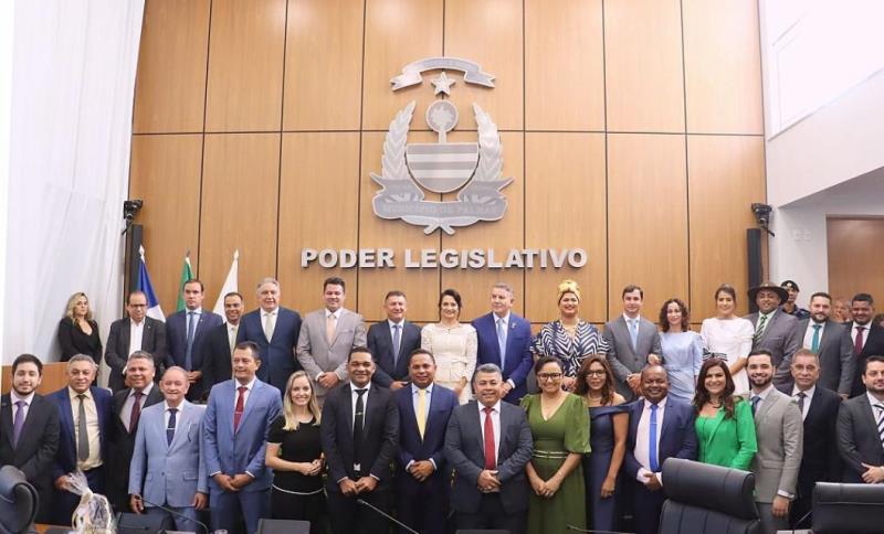 Além do prefeito e de seu vice, 23 vereadores eleitos foram empossados para a 10ª legislatura (2025-2028)