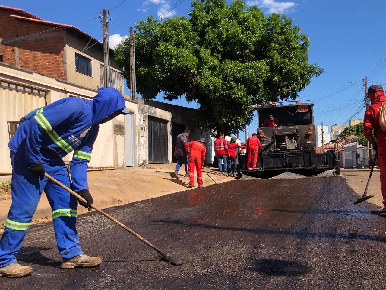 Arno 42 é a segunda quadra da região norte de Palmas a receber revitalização asfáltica