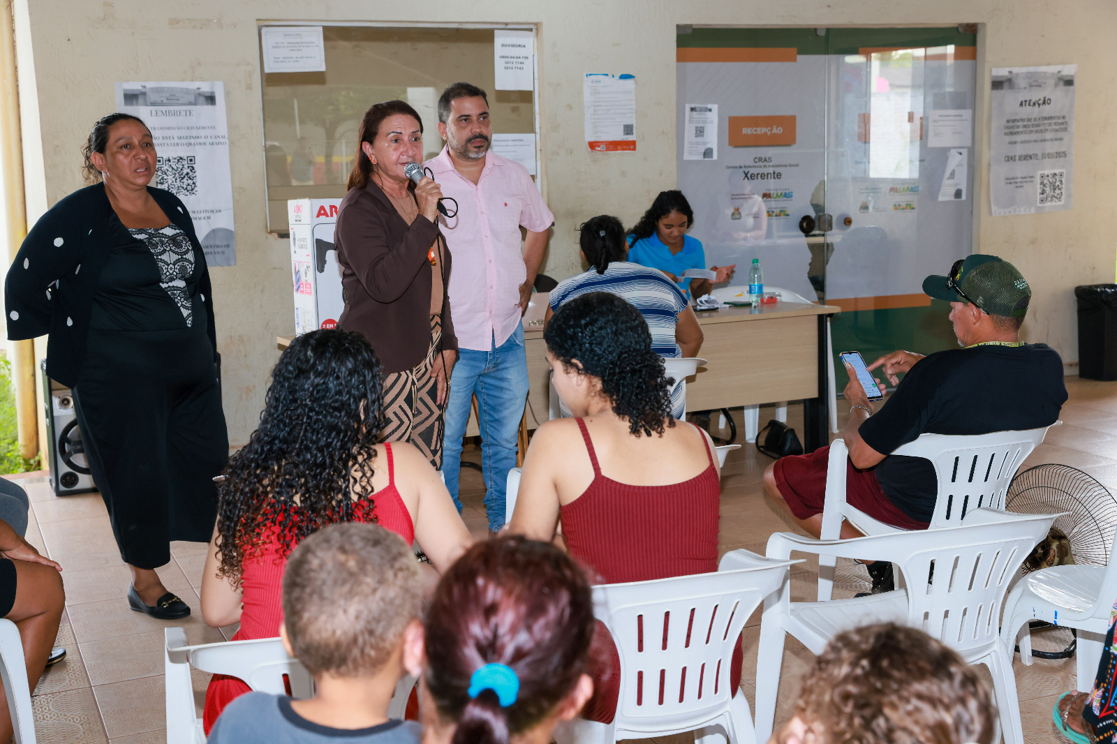 Com a parceria da Prefeitura, usuários do Cras Xerente, no Jardim Taquari, são beneficiados com o Projeto Nossa Energia