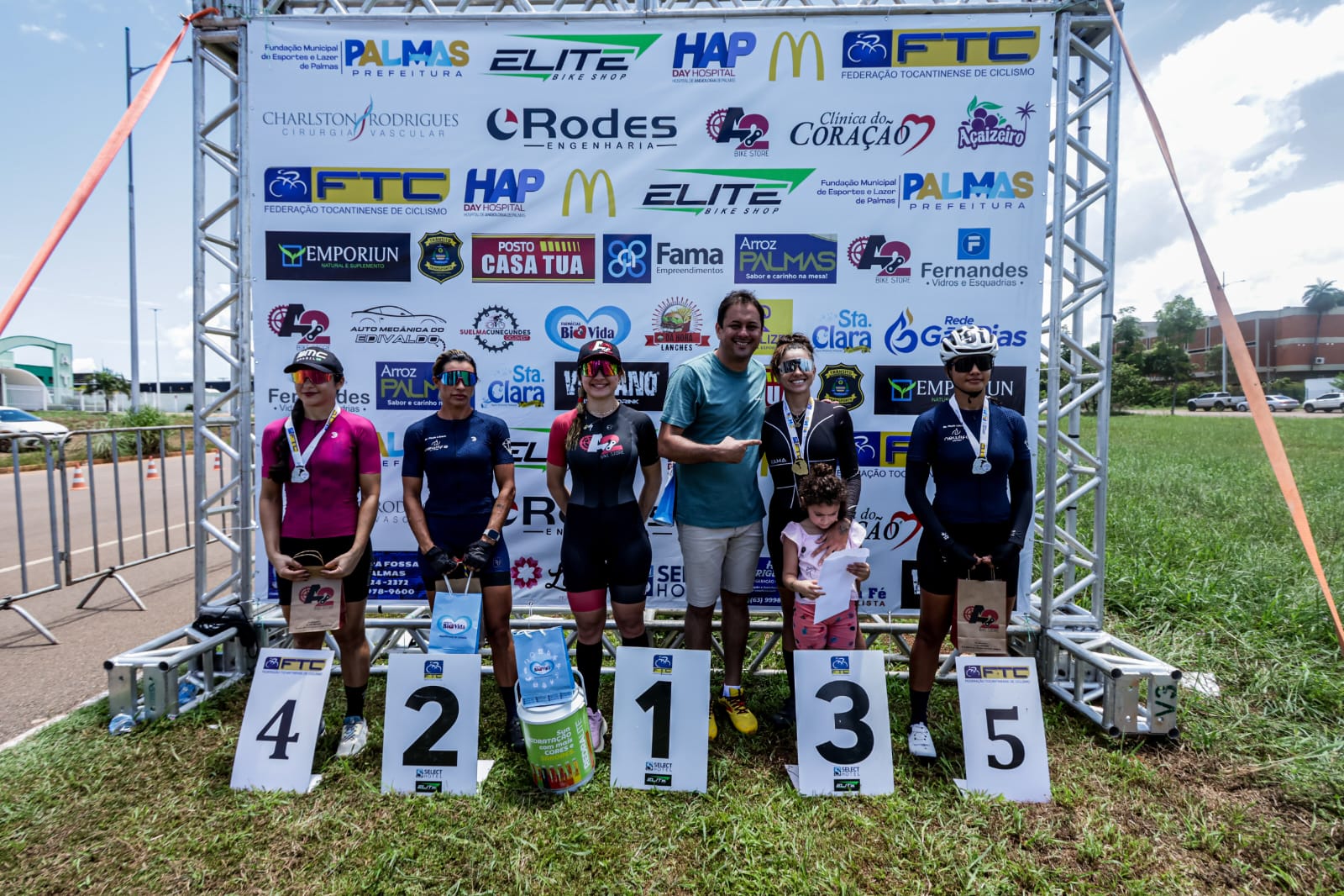 Vencedoras da categoria open  feminina