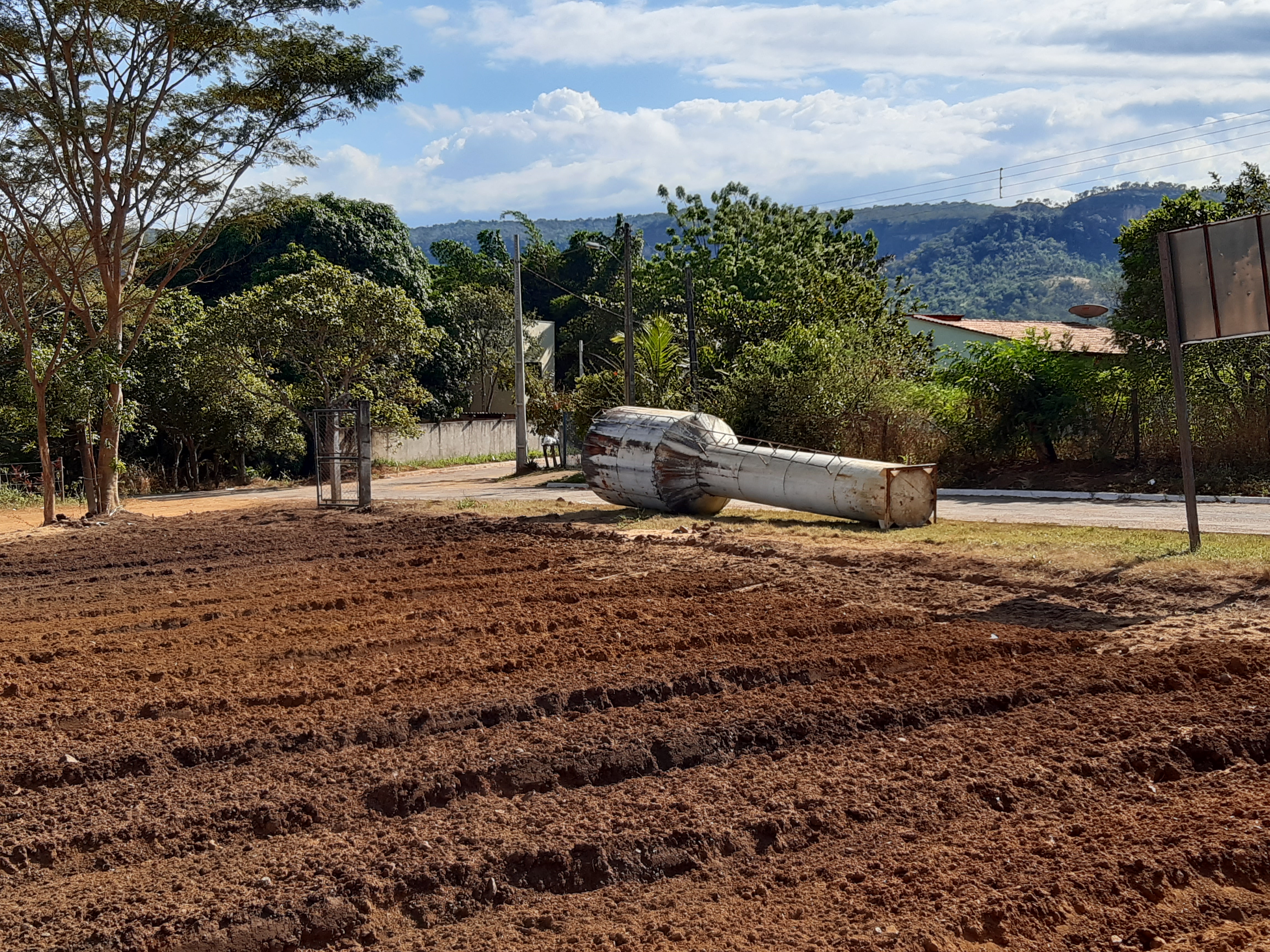 Reforma da Horta Comunitária de Taquaruçu segue em ritmo acelerado e solo começa a ser preparado