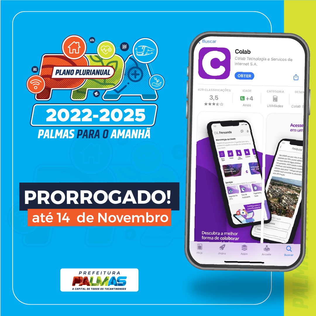 Mais de 30% dos bairros de Palmas ainda não responderam ao PPA 2022-2025